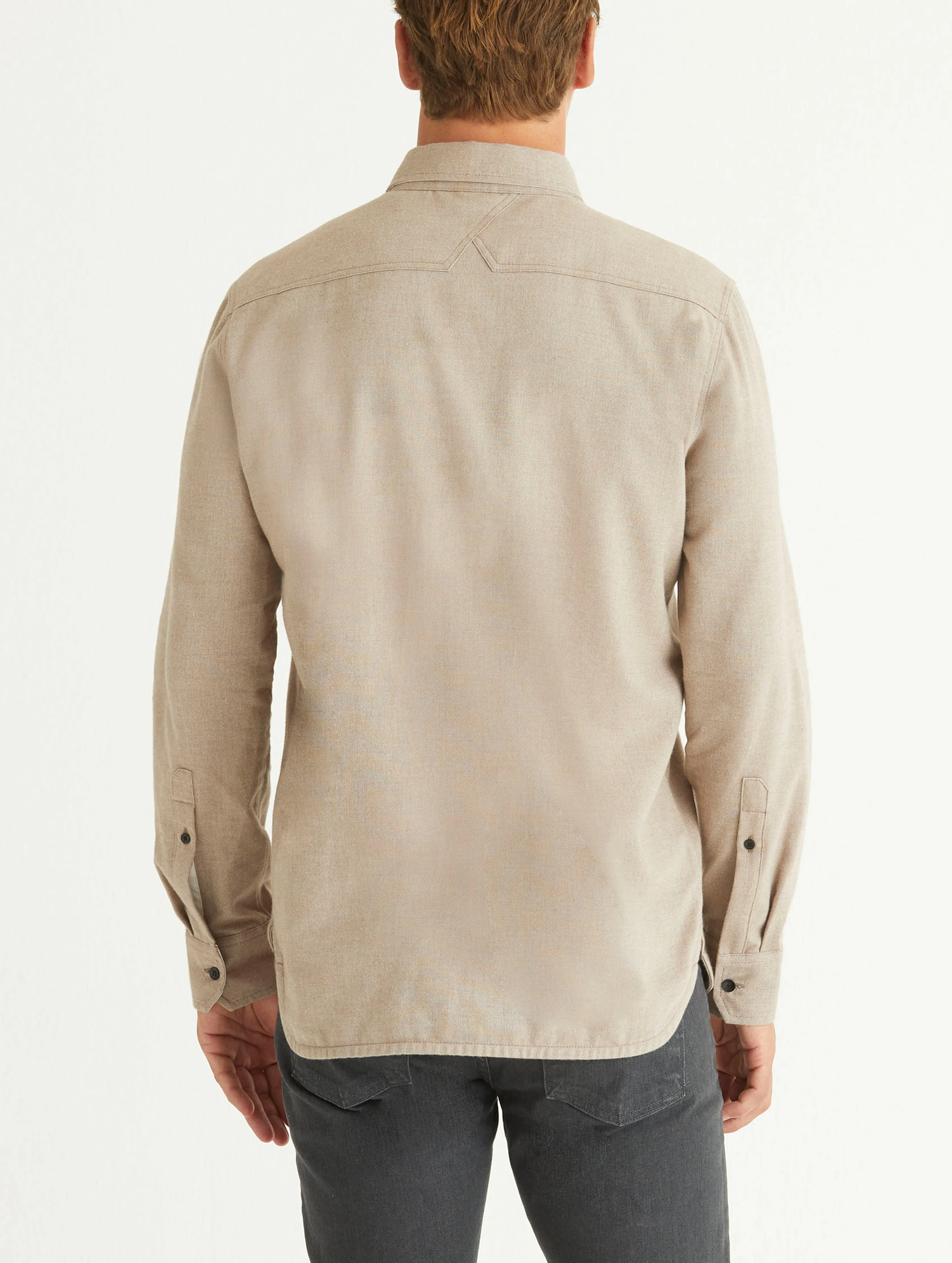 Collins Button-Down - Toast Brown