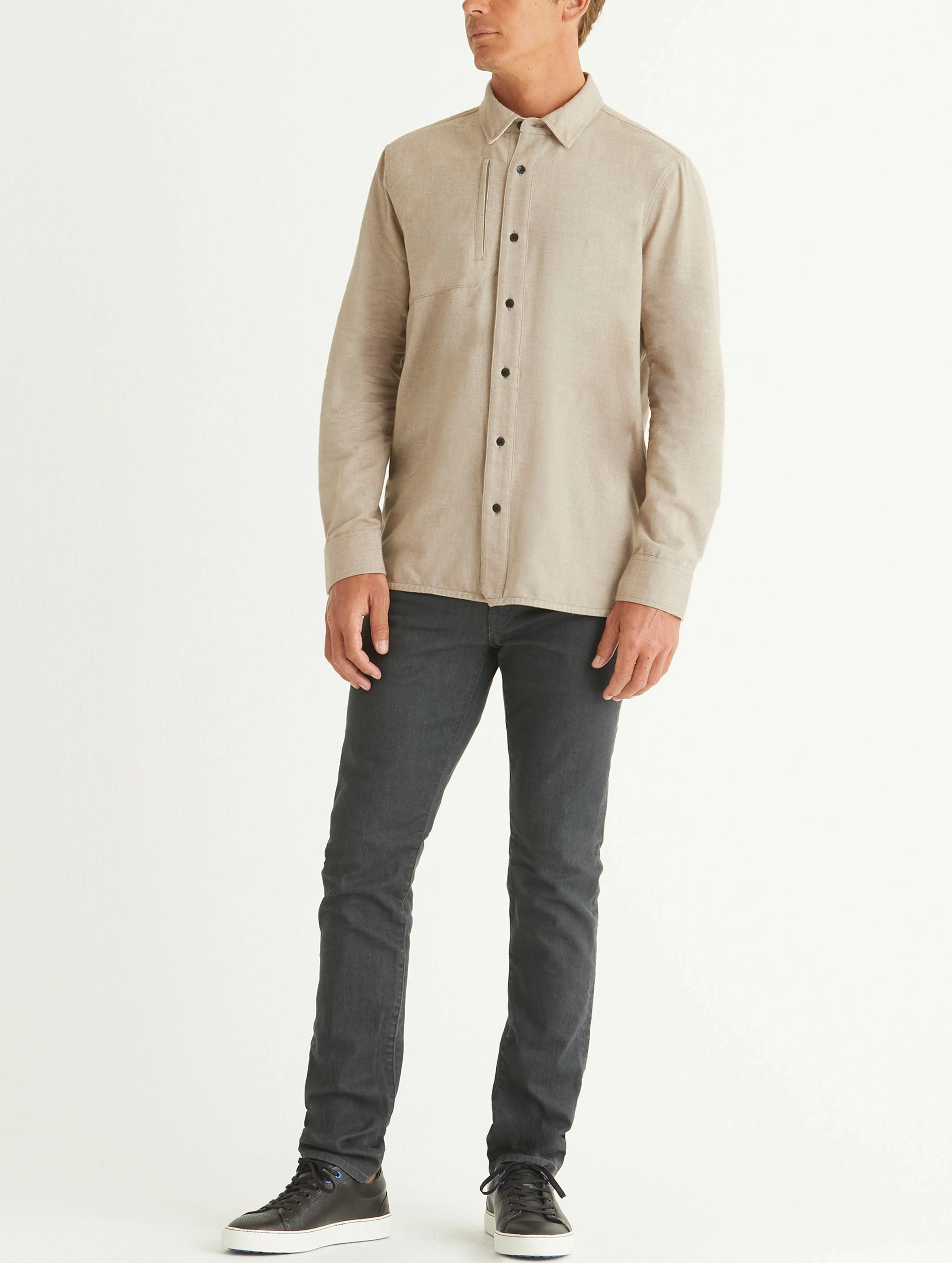 Collins Button-Down - Toast Brown