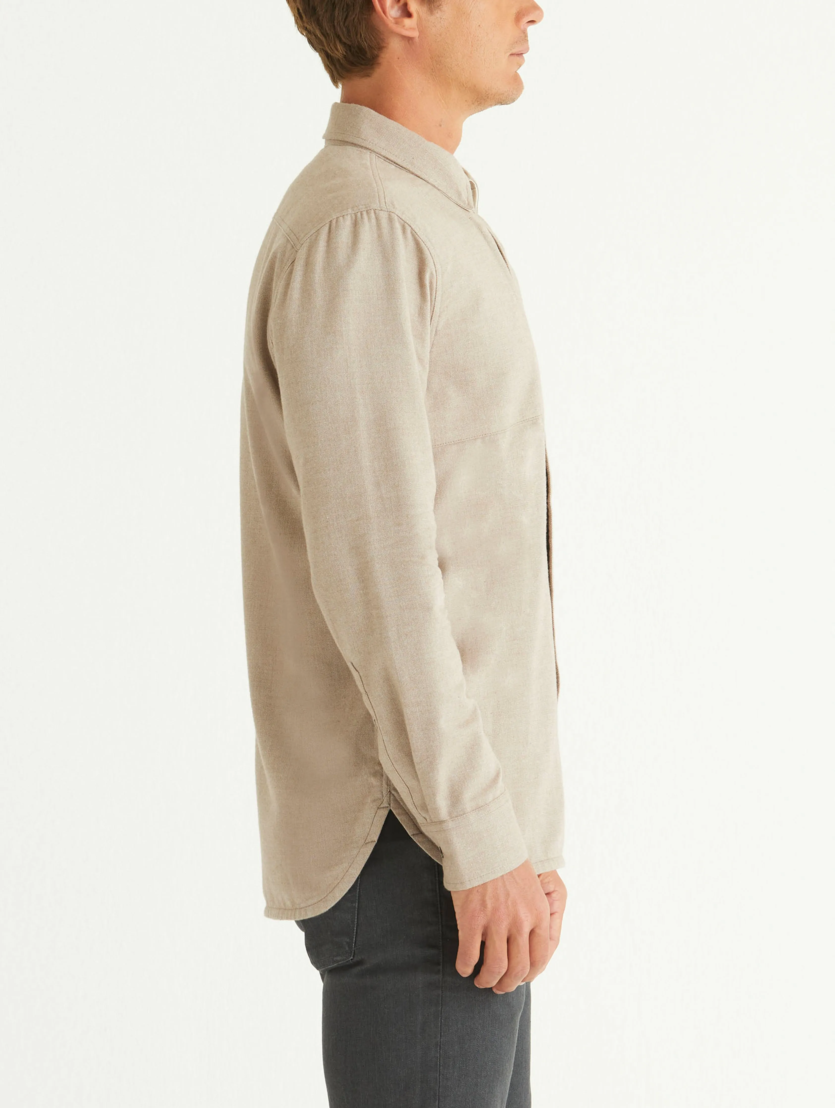 Collins Button-Down - Toast Brown