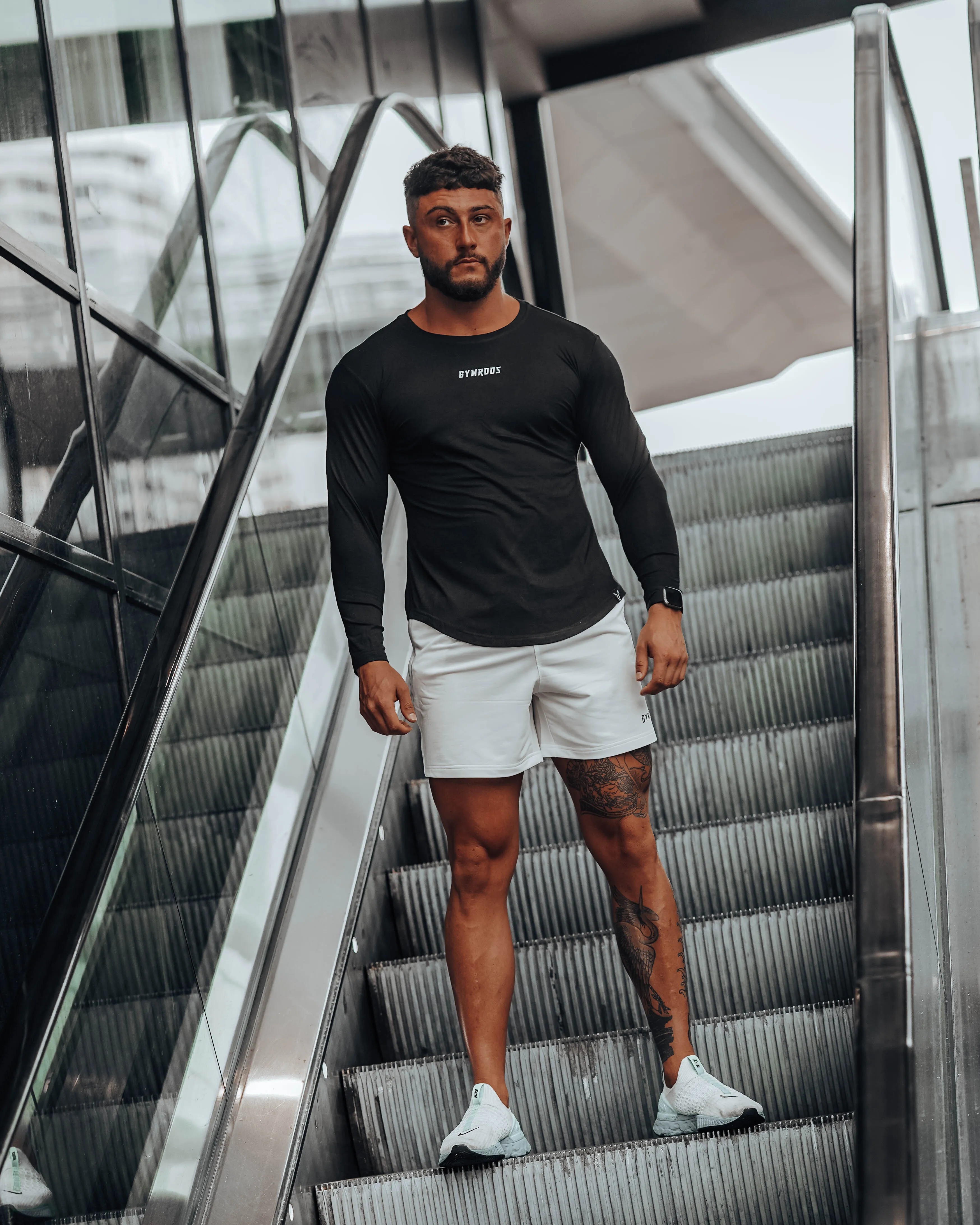 Culture Fitted Tee Long Sleeve - Black