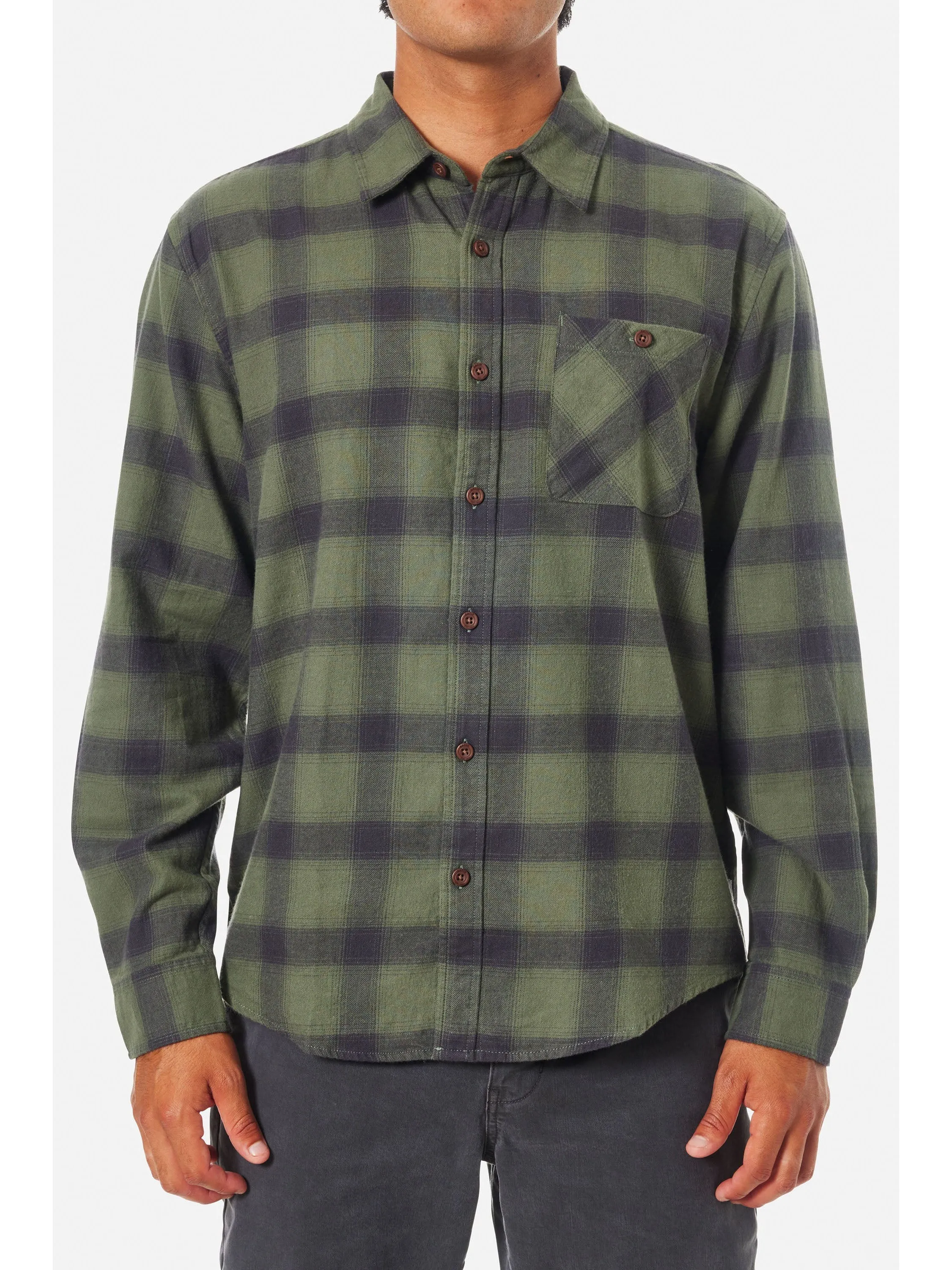 Derek Flannel Buttondown Shirt