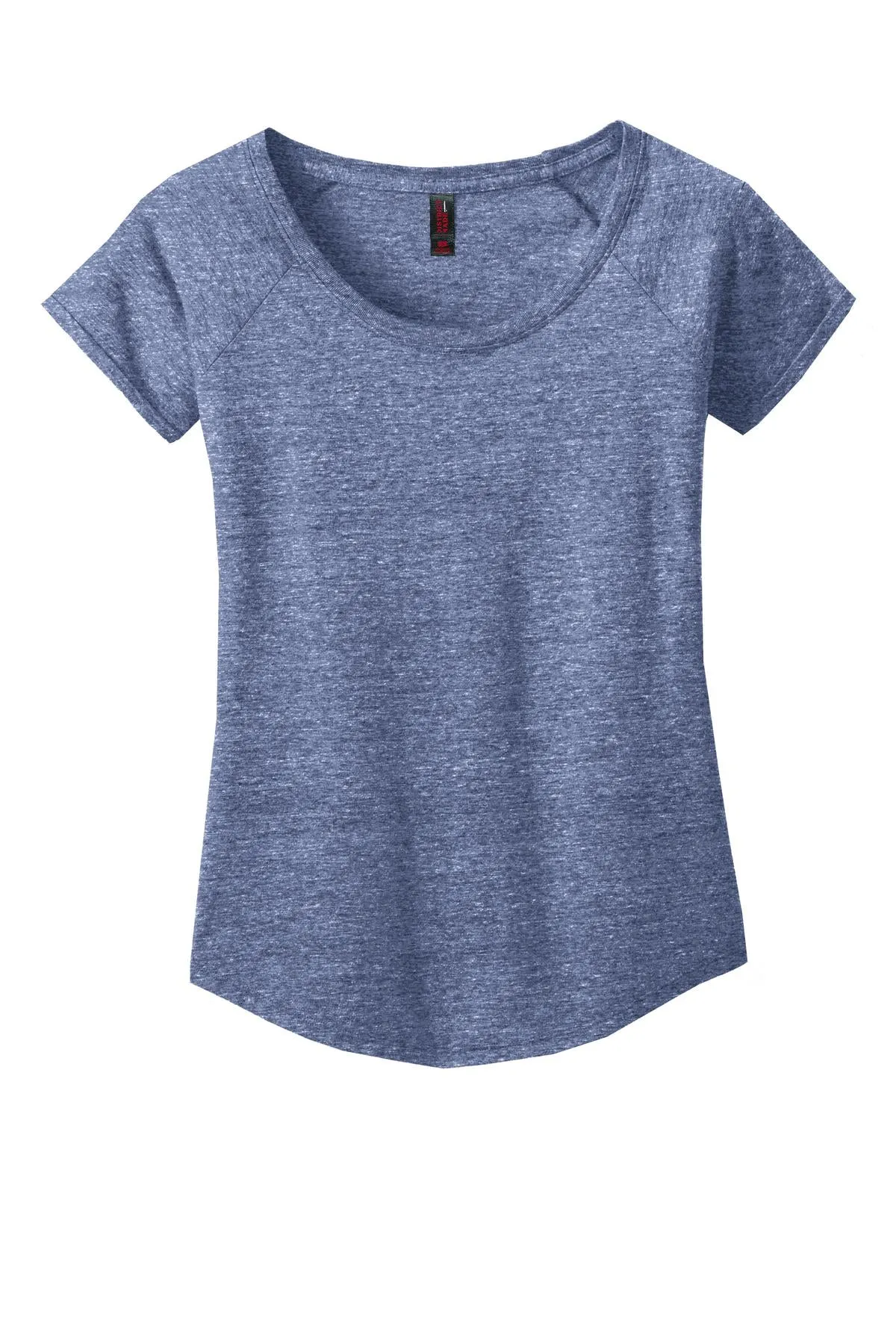 District Made Ladies Tri-Blend Scoop Tee. DM443
