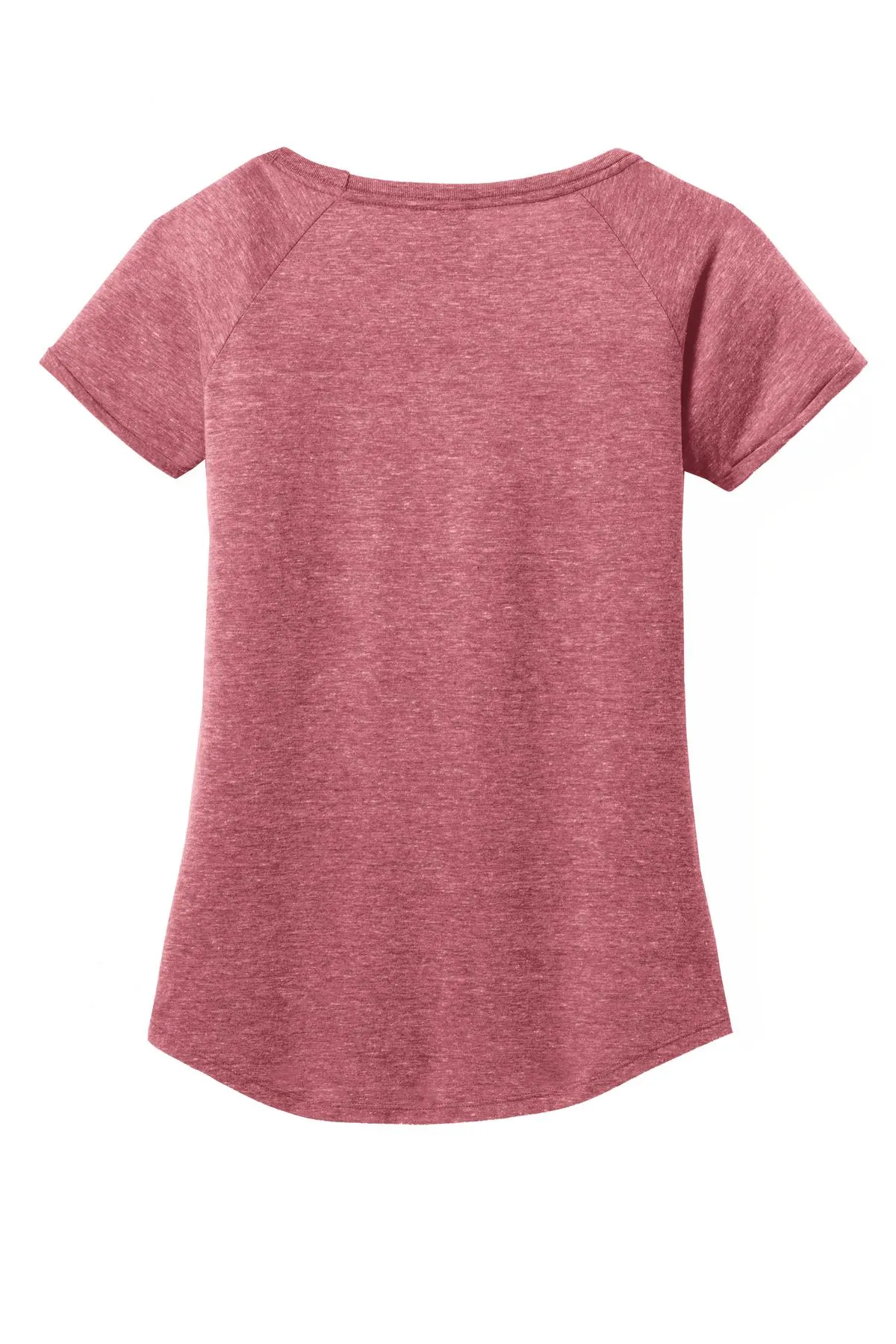 District Made Ladies Tri-Blend Scoop Tee. DM443