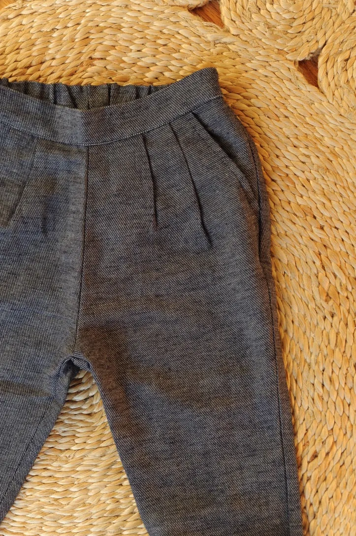Druze Tweed Pant Denim