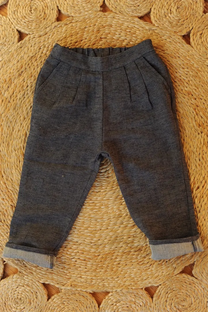 Druze Tweed Pant Denim