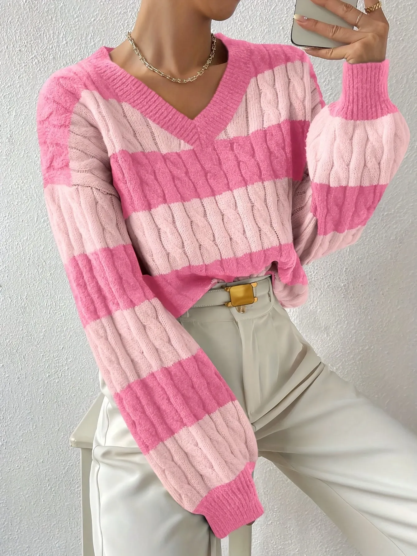 Evoque | Color Block Trui