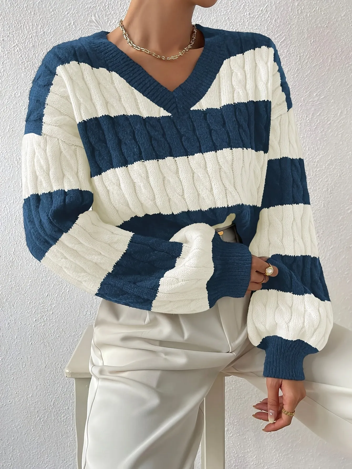 Evoque | Color Block Trui