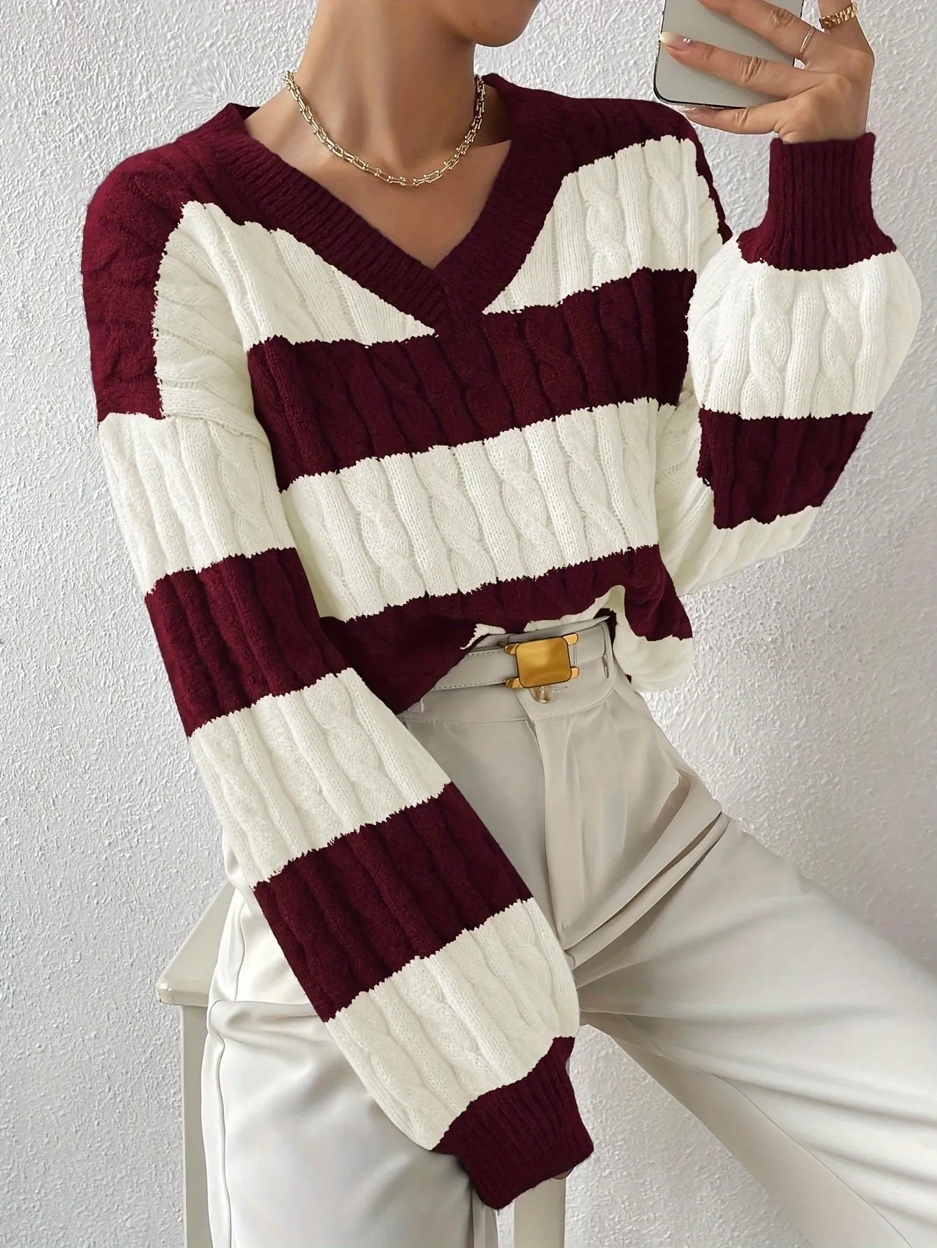 Evoque | Color Block Trui