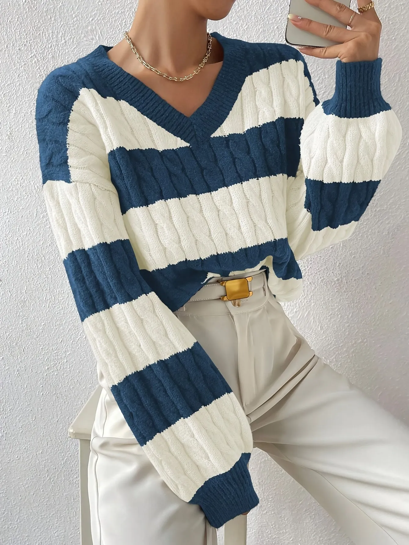 Evoque | Color Block Trui