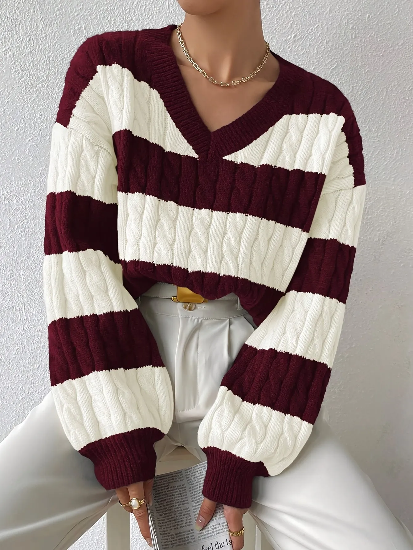 Evoque | Color Block Trui