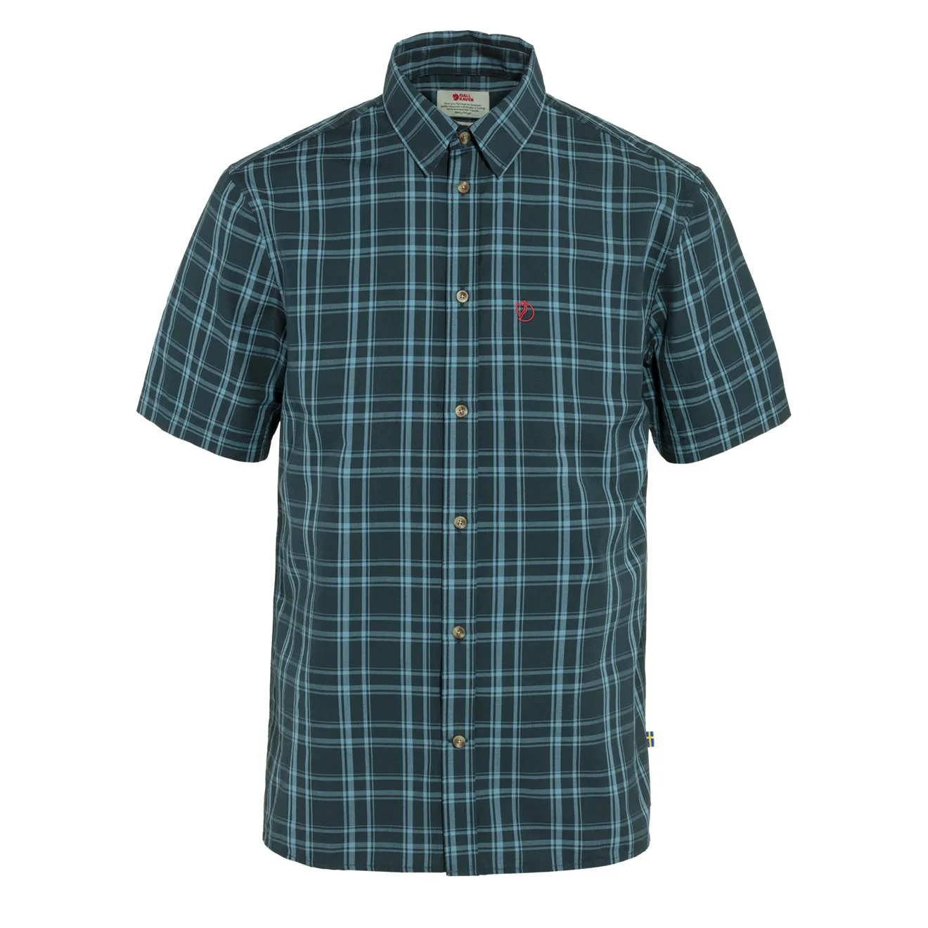 Fjallraven Ovik Lite Shirt SS Dark Navy / Dawn Blue
