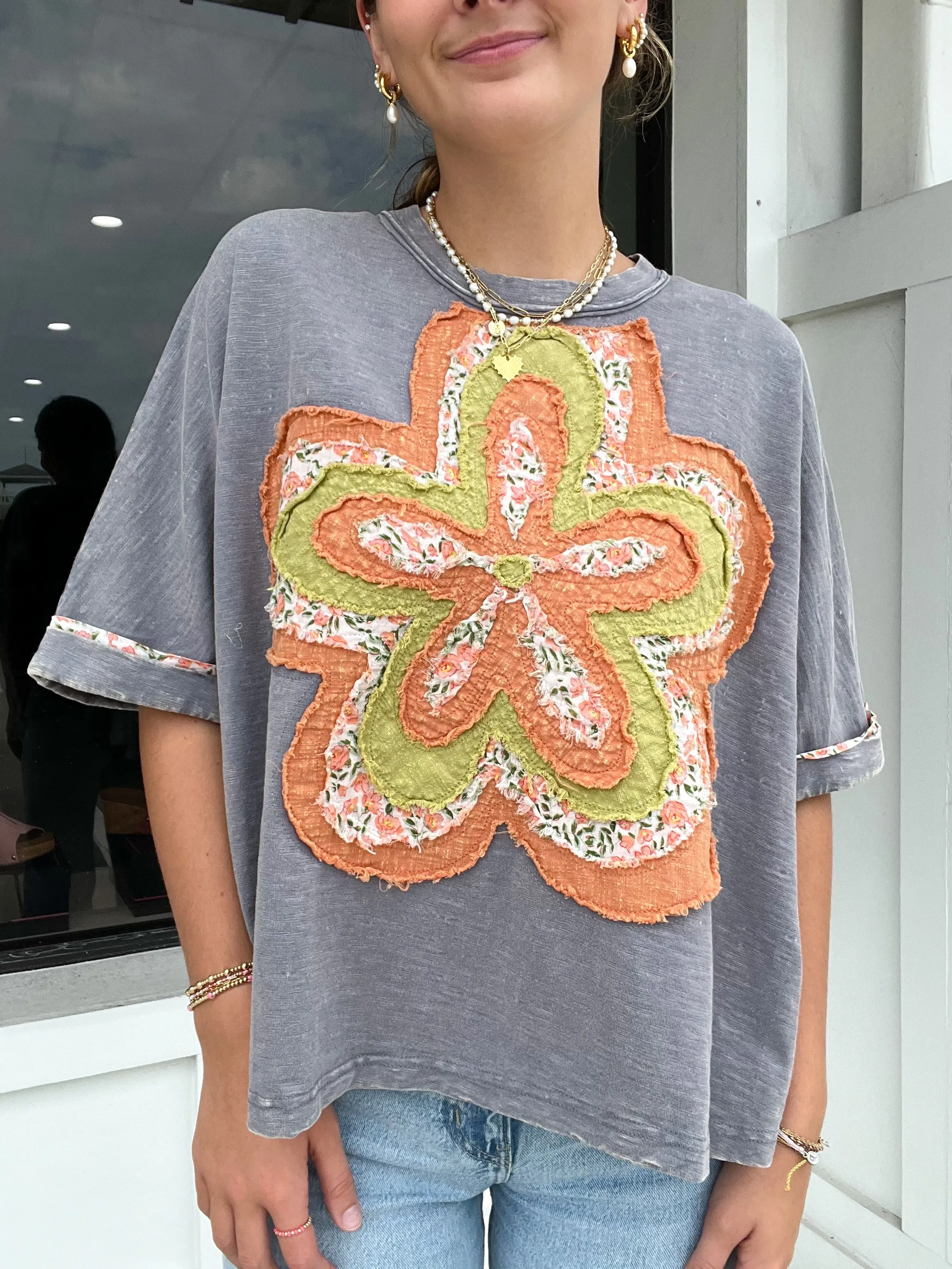 Flower Patches Top