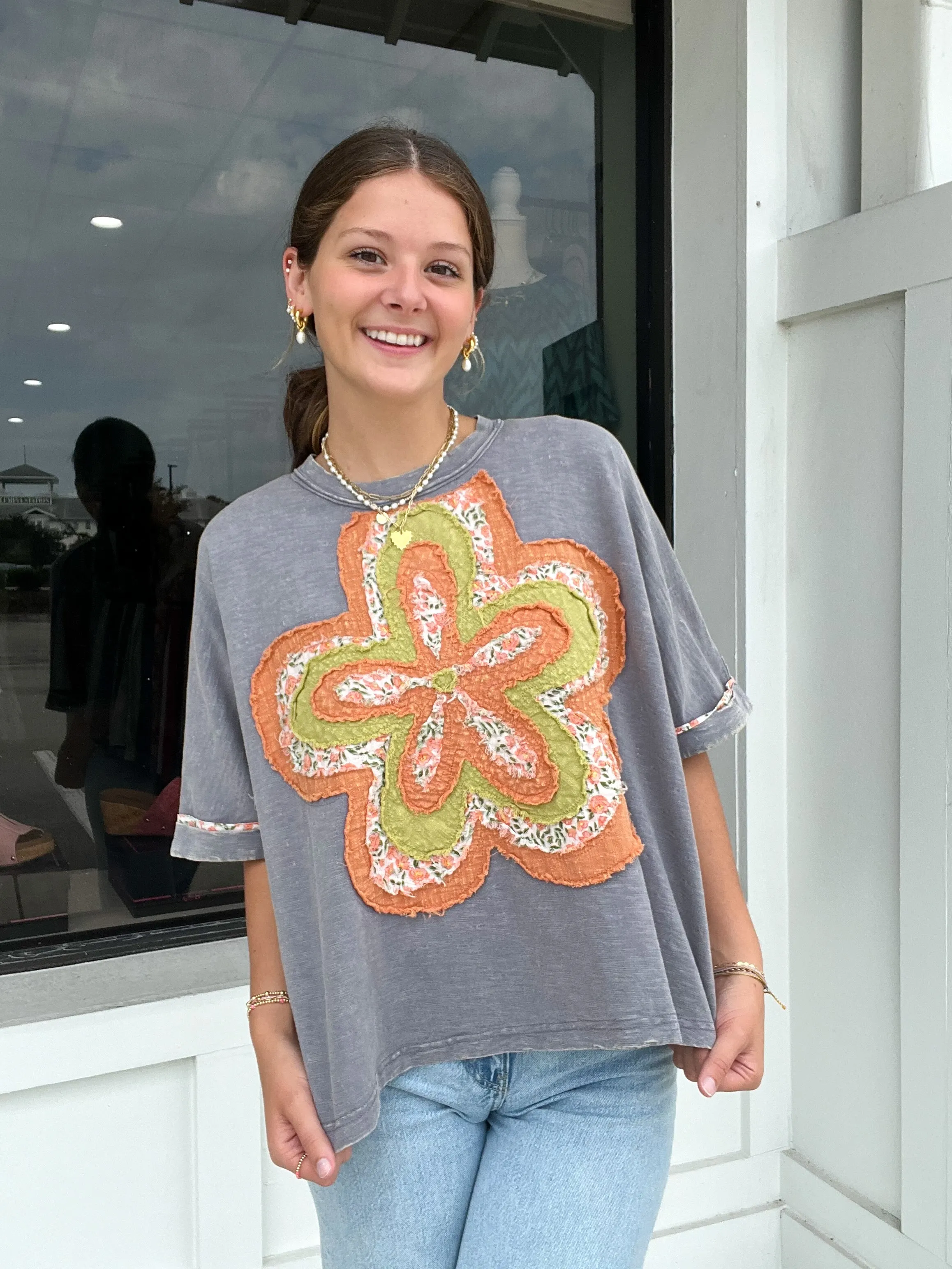 Flower Patches Top