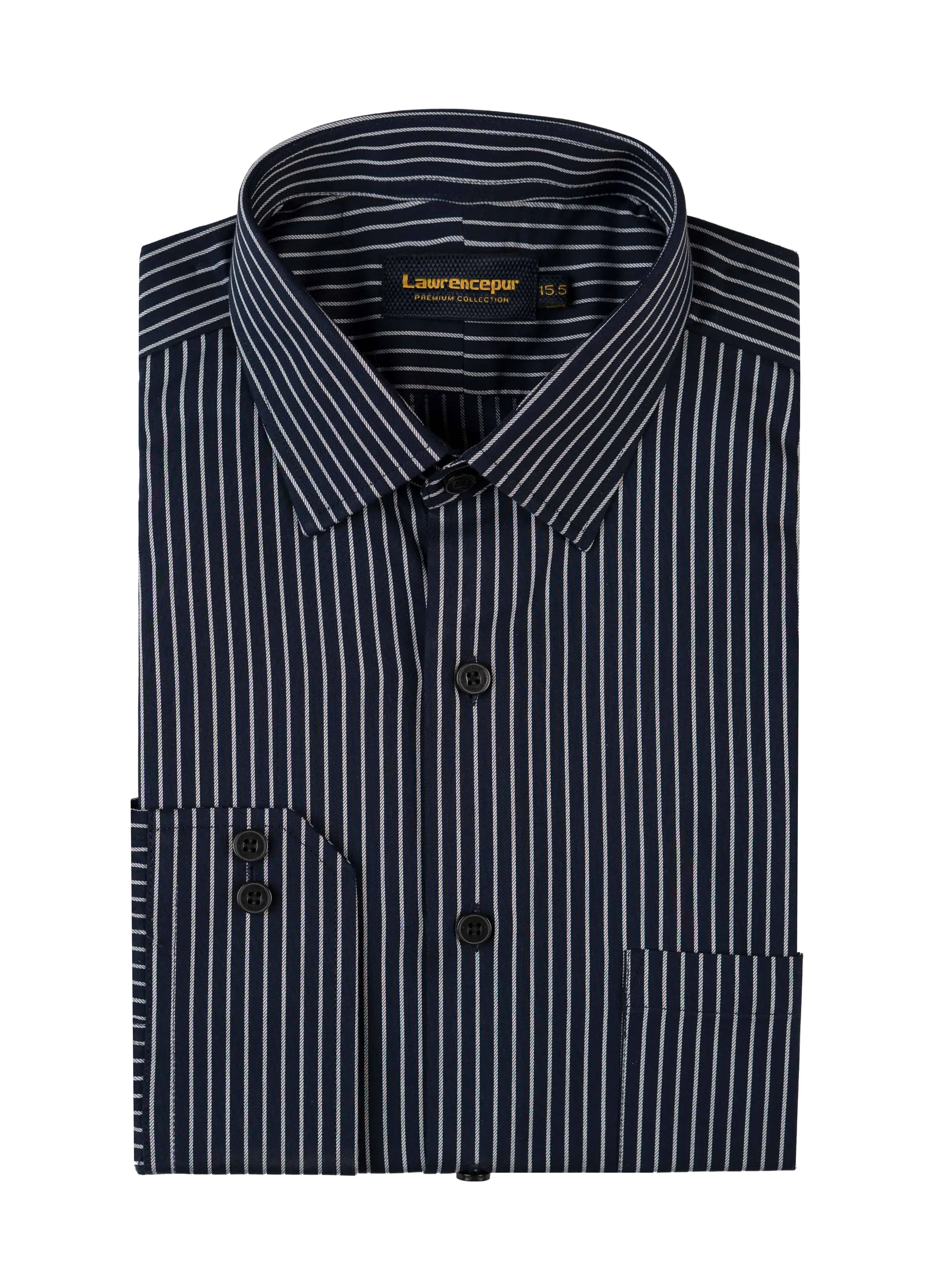 Formal Shirt - Supernova Navy Blue Stripes