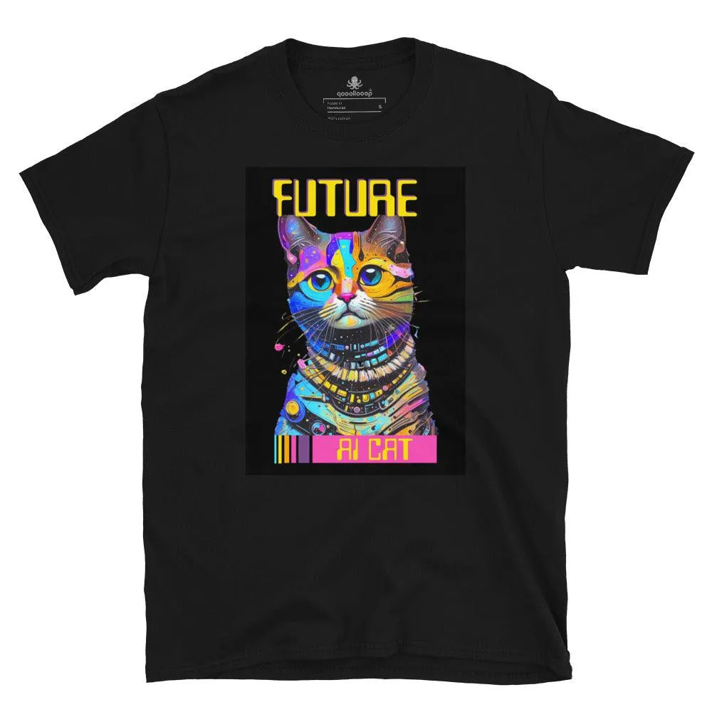 Future AI Cat | Unisex Soft Style T-Shirt