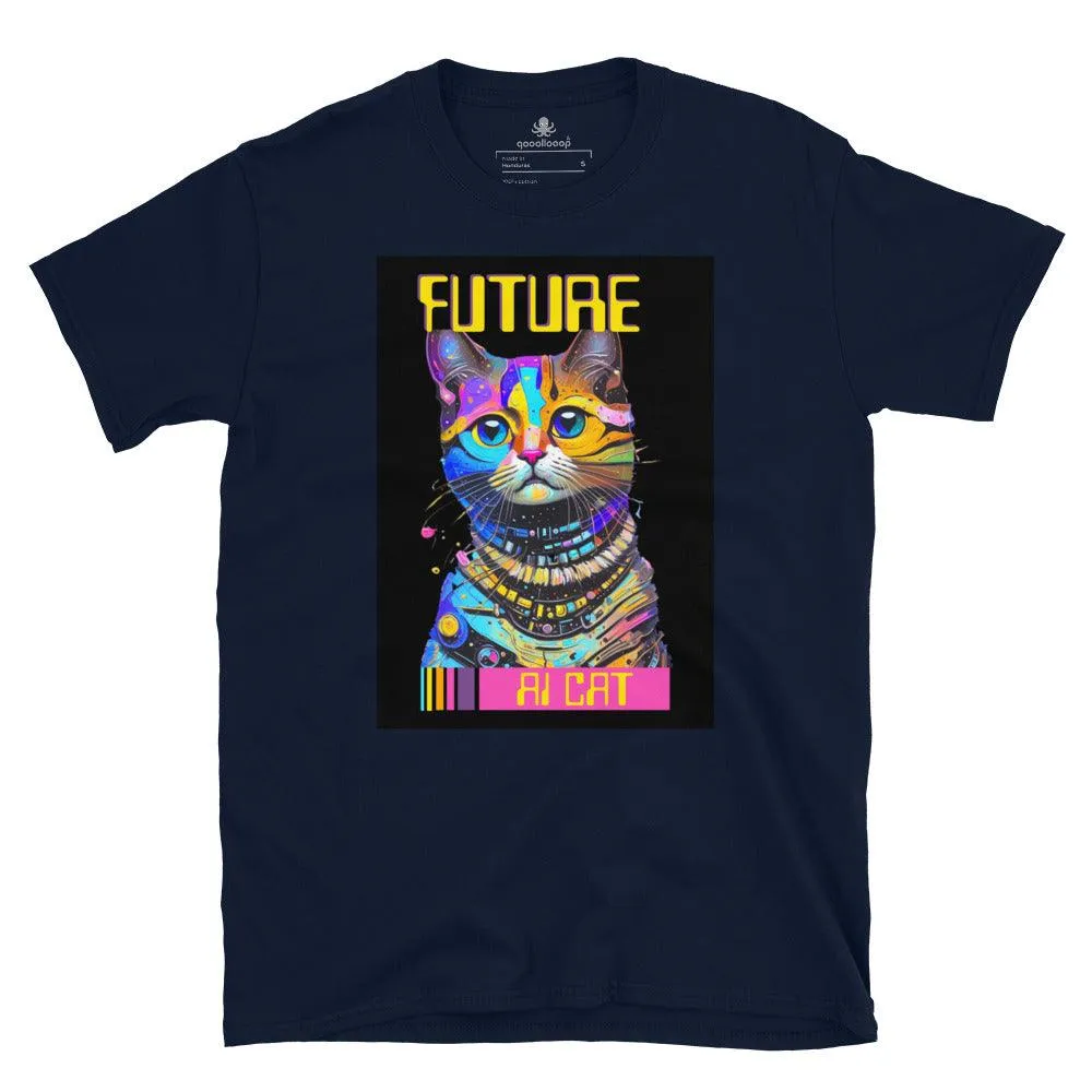 Future AI Cat | Unisex Soft Style T-Shirt