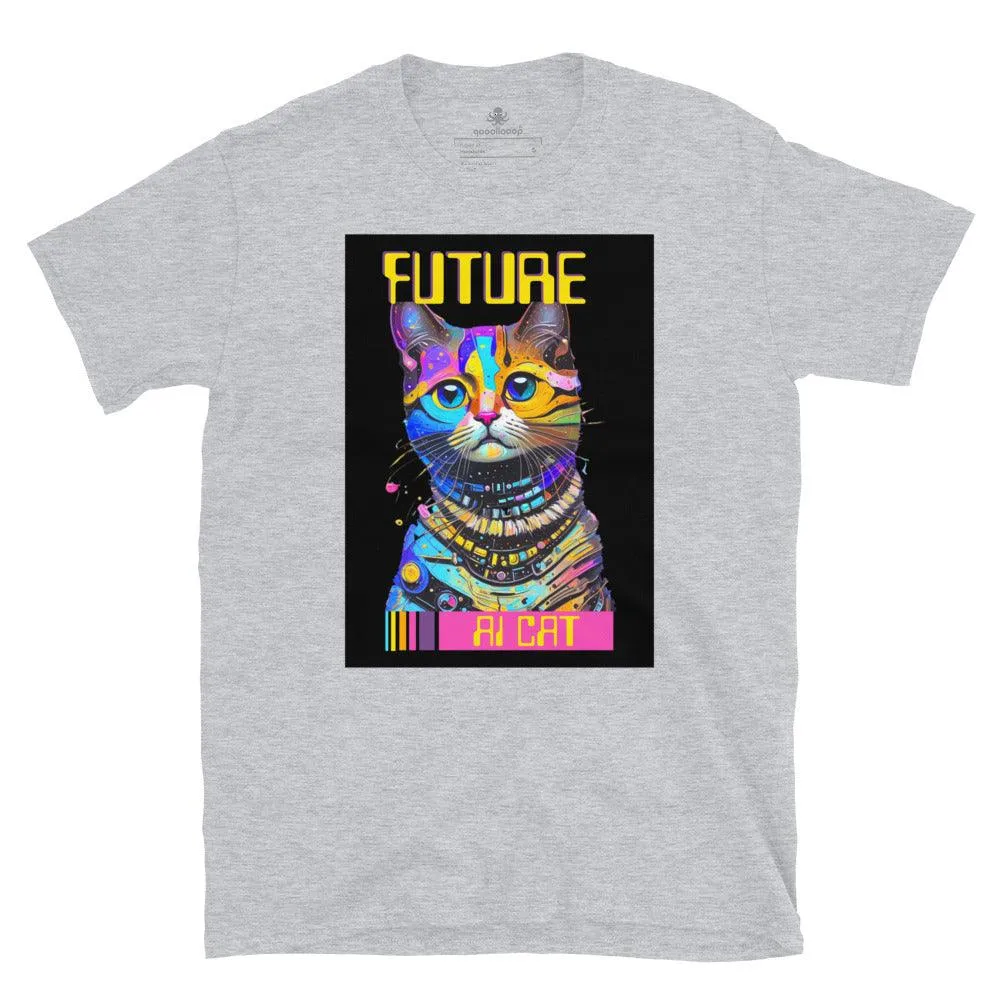 Future AI Cat | Unisex Soft Style T-Shirt