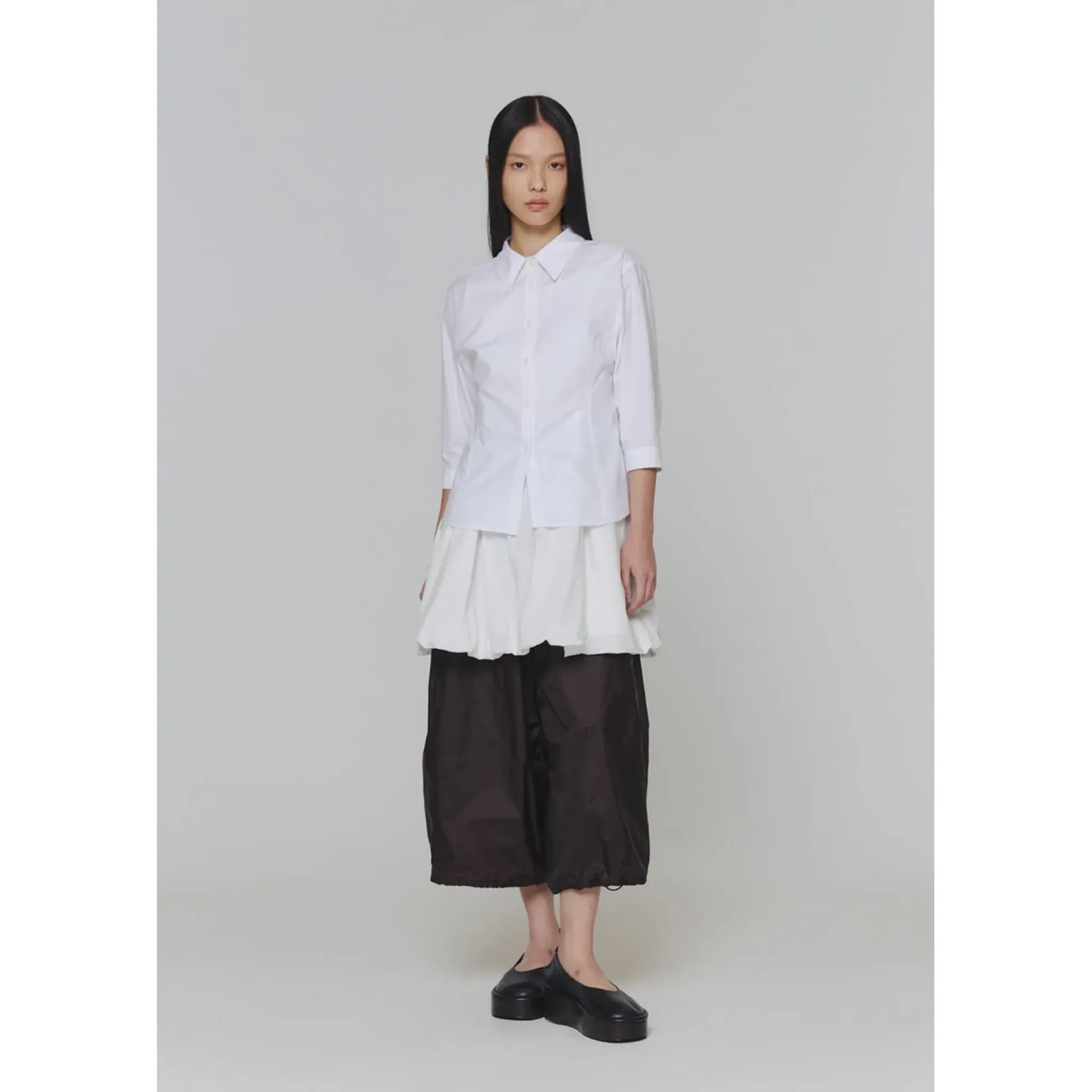 HALF SLEEVE SHIRTS / WHITE