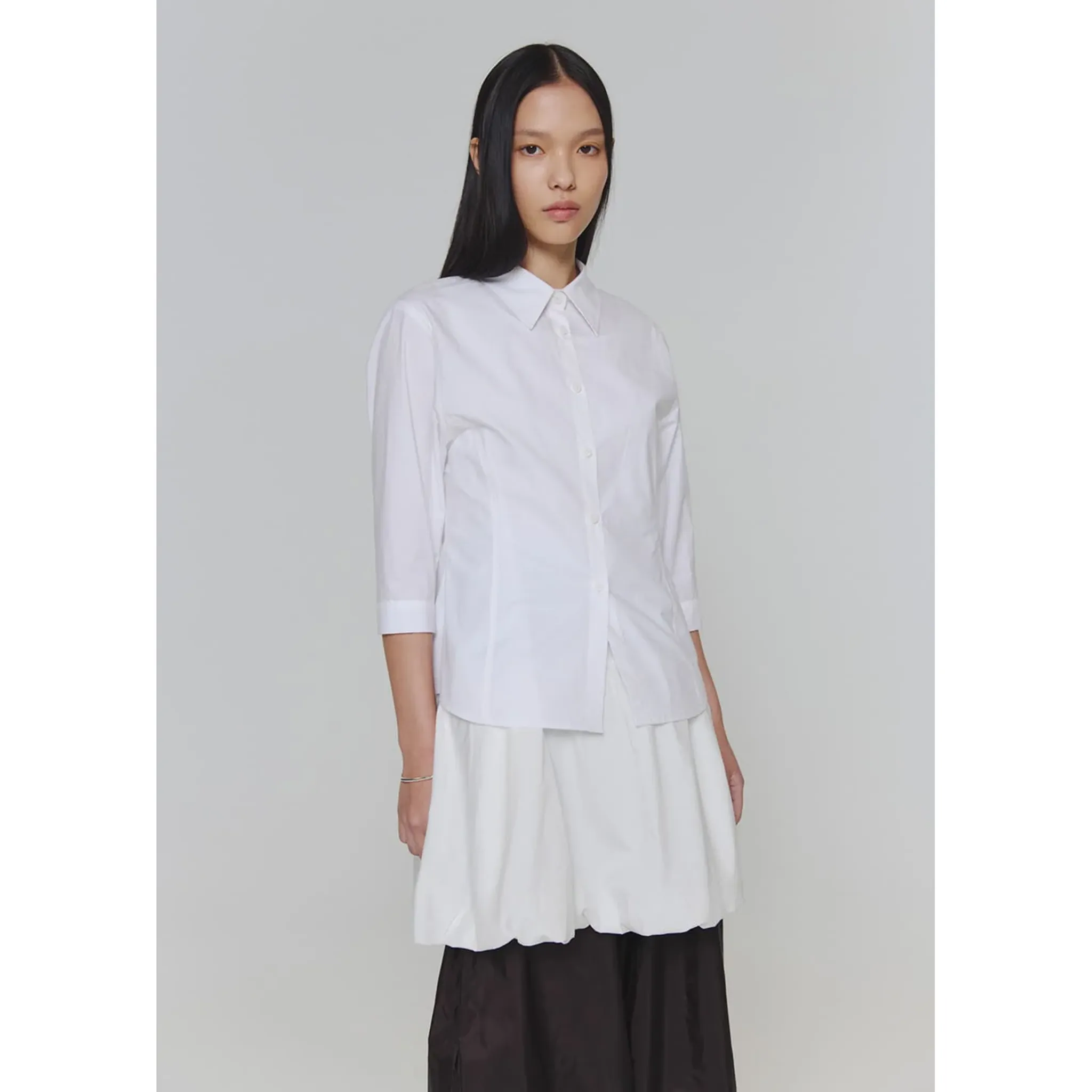 HALF SLEEVE SHIRTS / WHITE