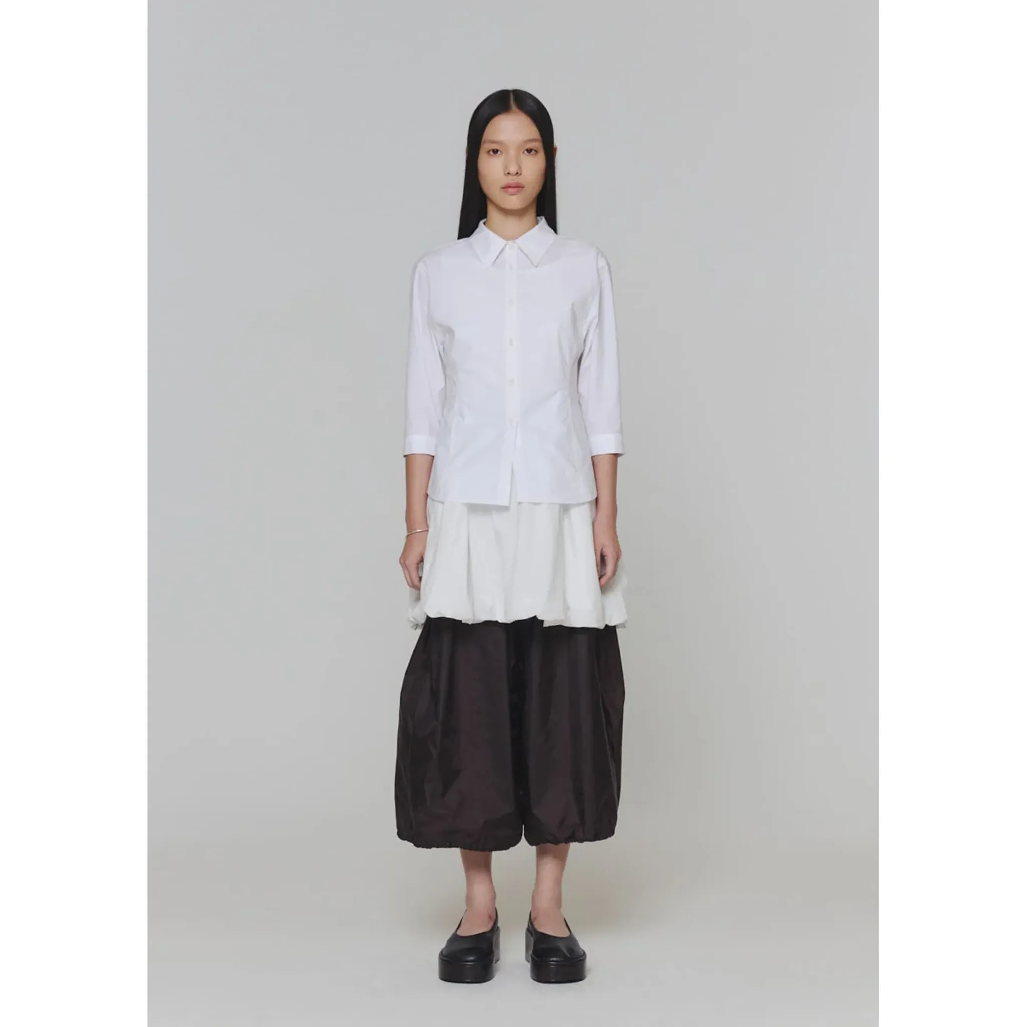 HALF SLEEVE SHIRTS / WHITE