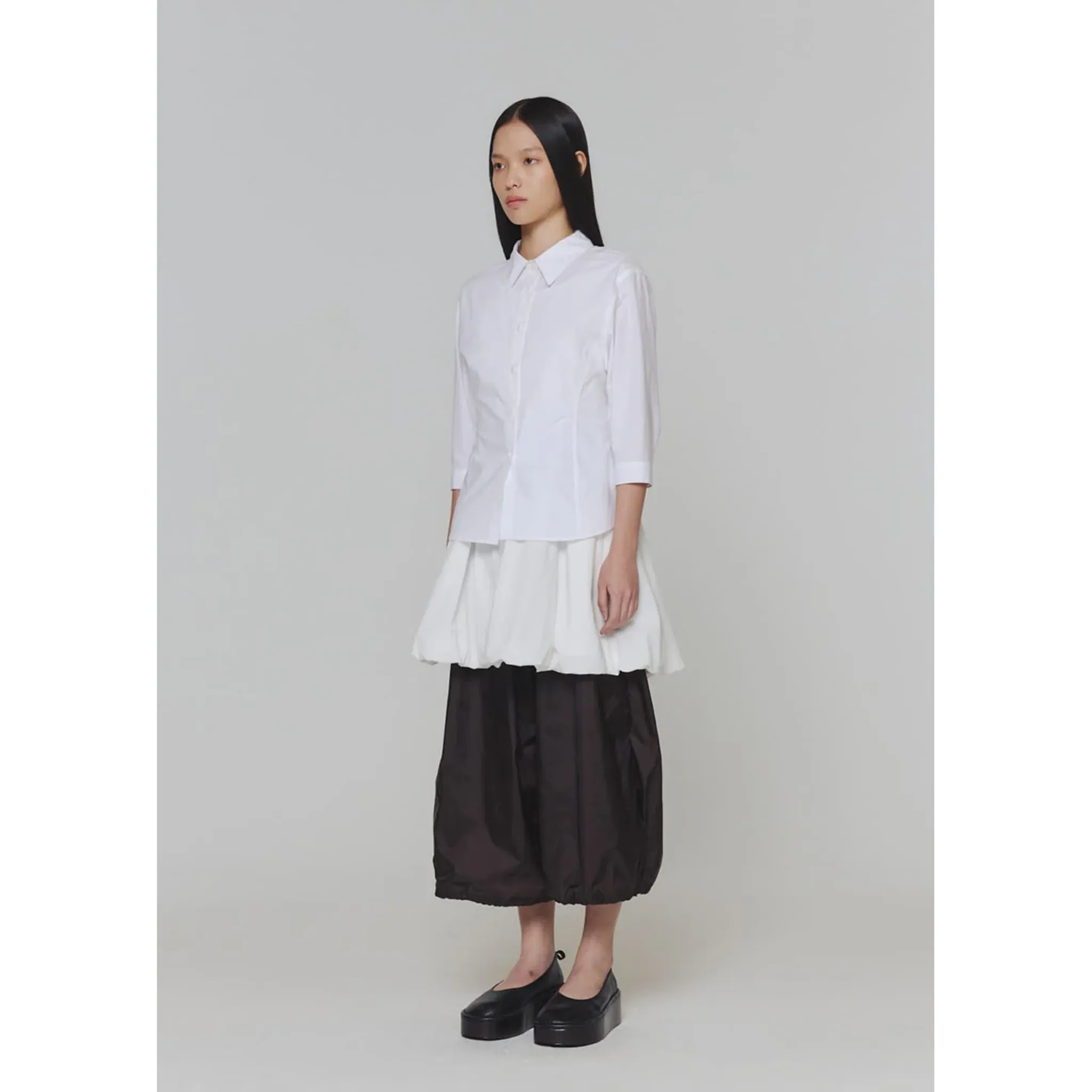 HALF SLEEVE SHIRTS / WHITE