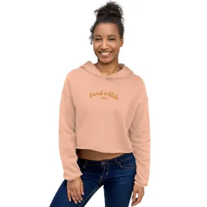 Halloween Good Witch Crop Hoodie Bella   Canvas 7502