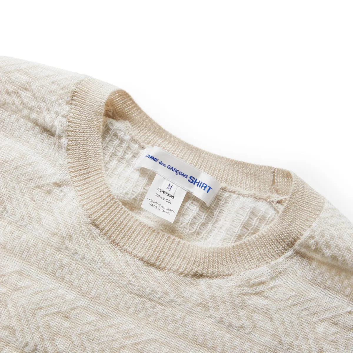 JACQUARD KNIT SWEATER