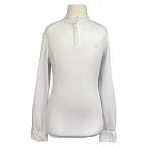 Kathryn Lily Competition Shirt in White - Children's Large