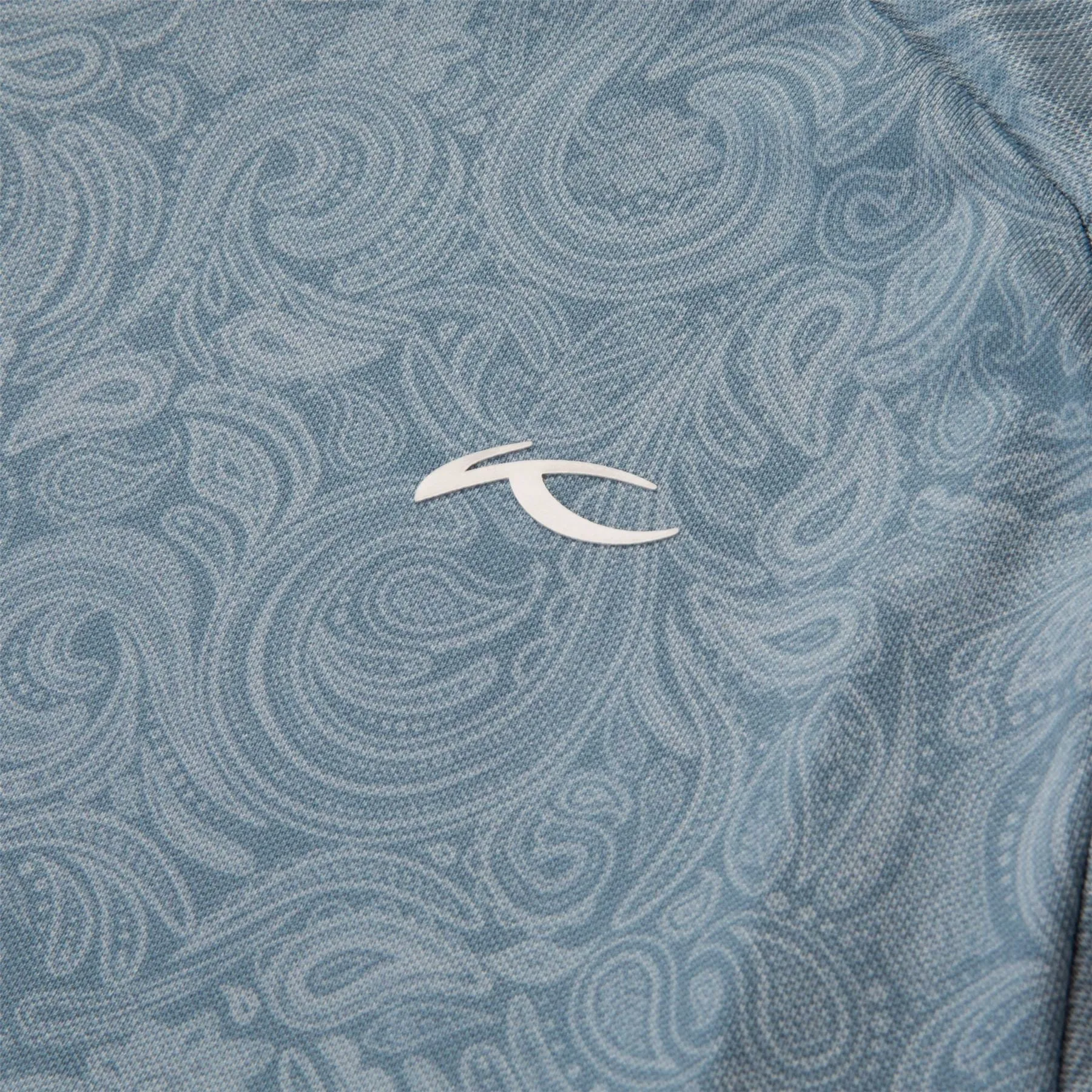 Lance Printed Polo Neptune/Blue Fog - AW24
