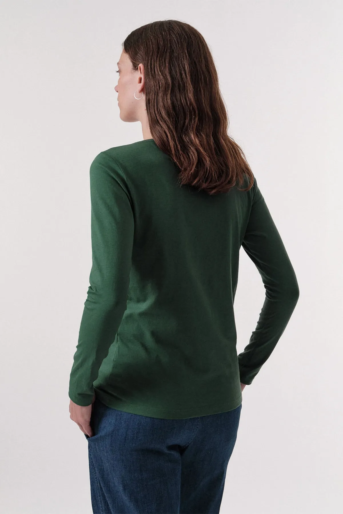 Long Sleeve Shirt Dark Green LANIUS