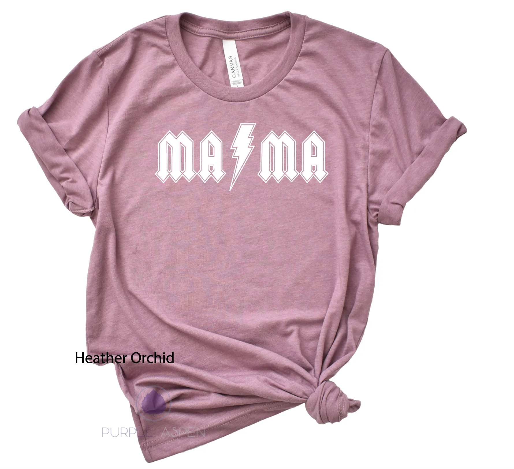 Mama Shirt with Floral Accents Tee