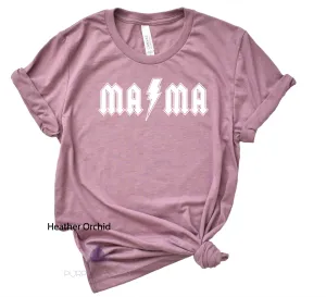 Mama Shirt with Floral Accents Tee