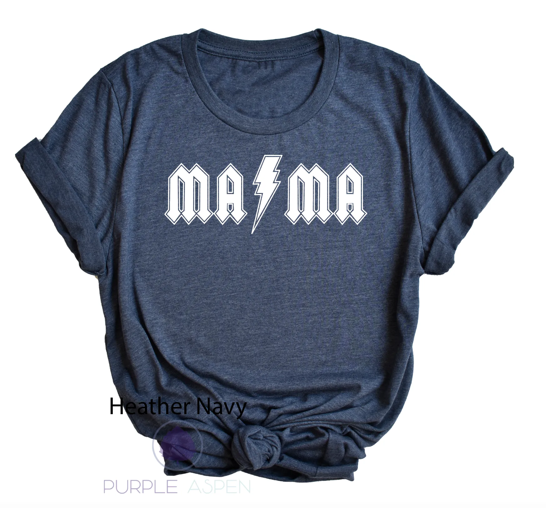Mama Shirt with Floral Accents Tee