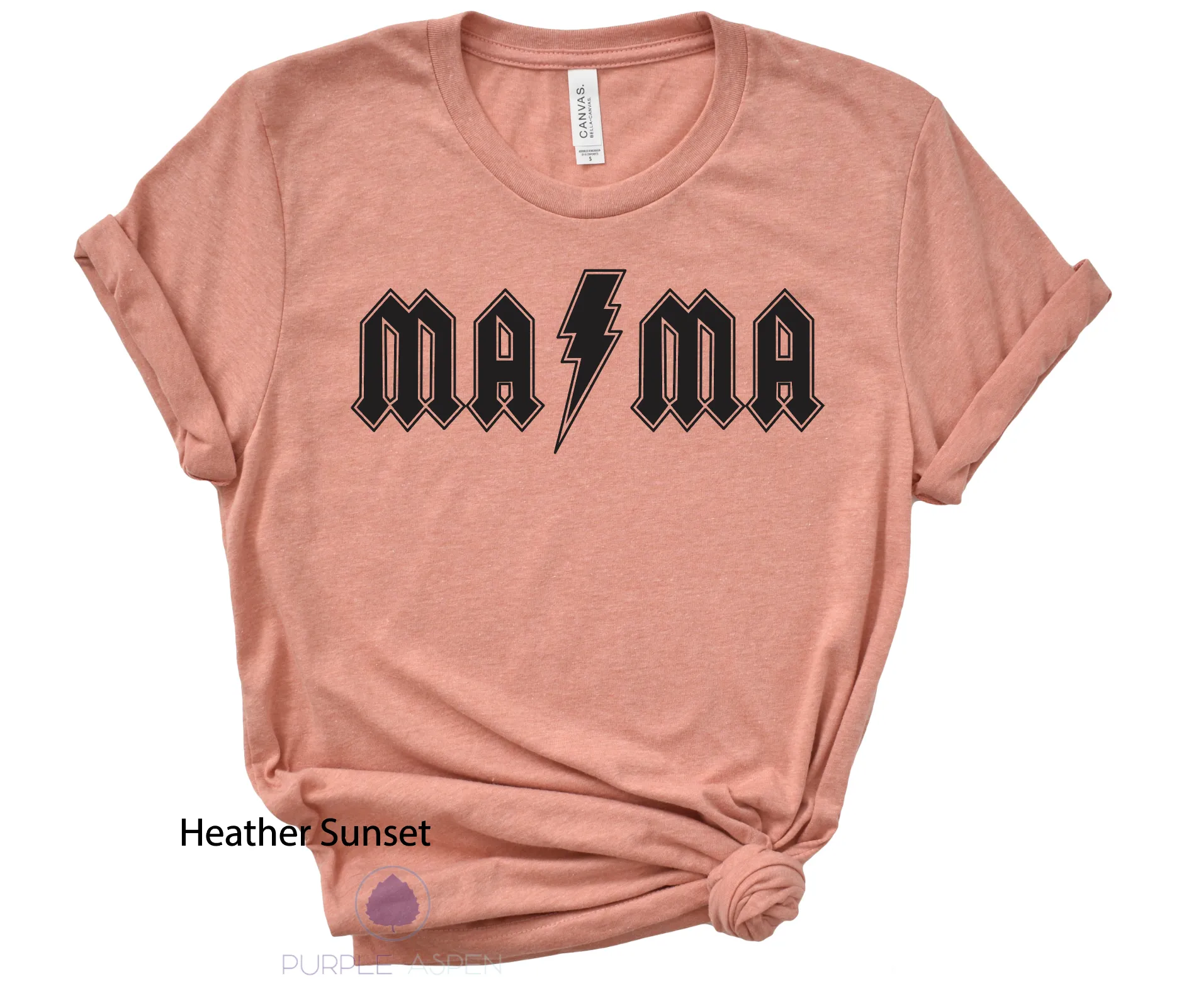 Mama Shirt with Floral Accents Tee