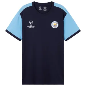 MANCHESTER CITY F.C. Men's T-Shirts, Short Sleeve Soft Crew Neck Football Shirt