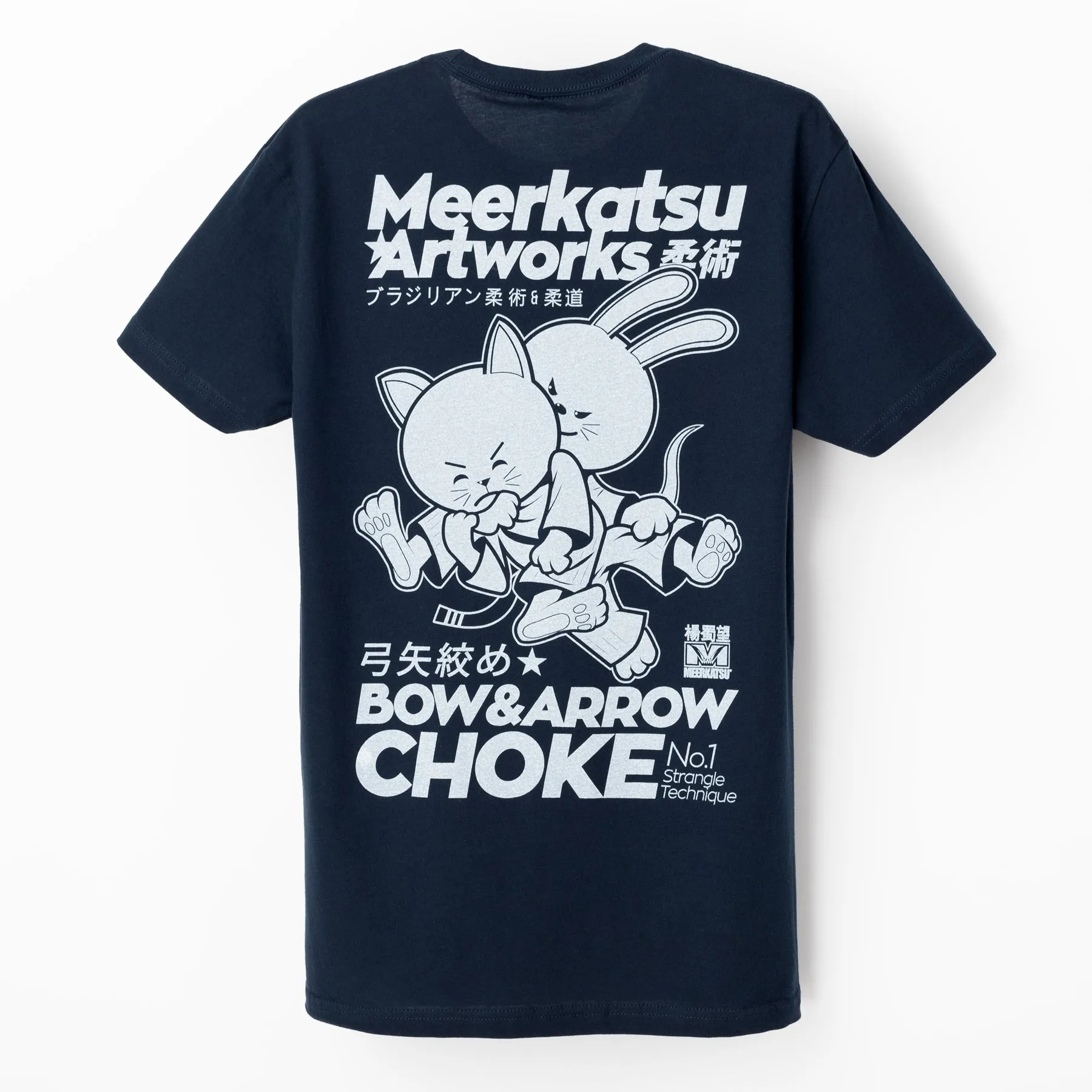 Meerkatsu Bow & Arrow Choke T-Shirt - Midnight Navy