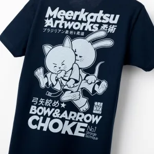 Meerkatsu Bow & Arrow Choke T-Shirt - Midnight Navy