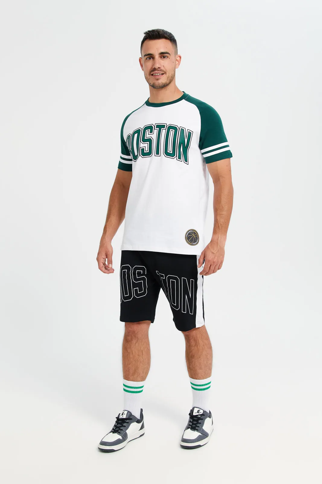 Men Green Active T-Shirt