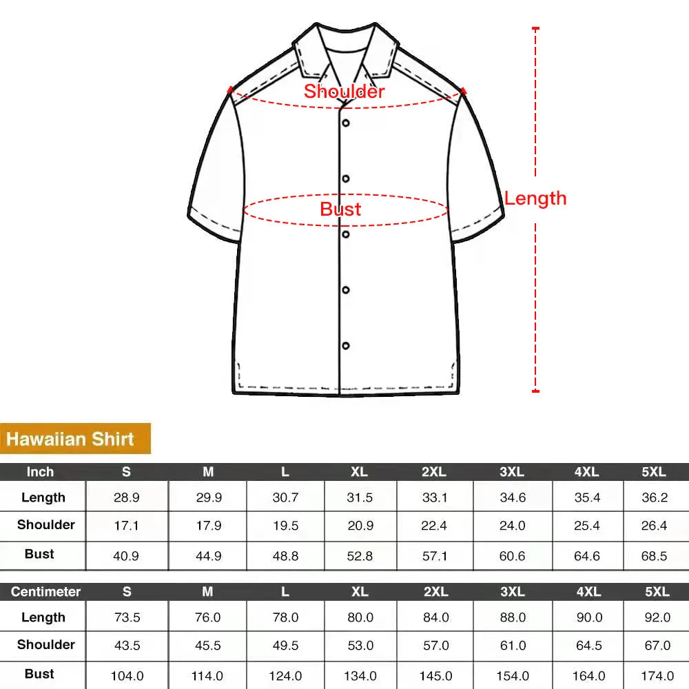 Men's Hawaiian Shirts Short Sleeve Aloha Shirt Casual Button Down Tropical Hawaii Floral Shirts Summer Beach Party