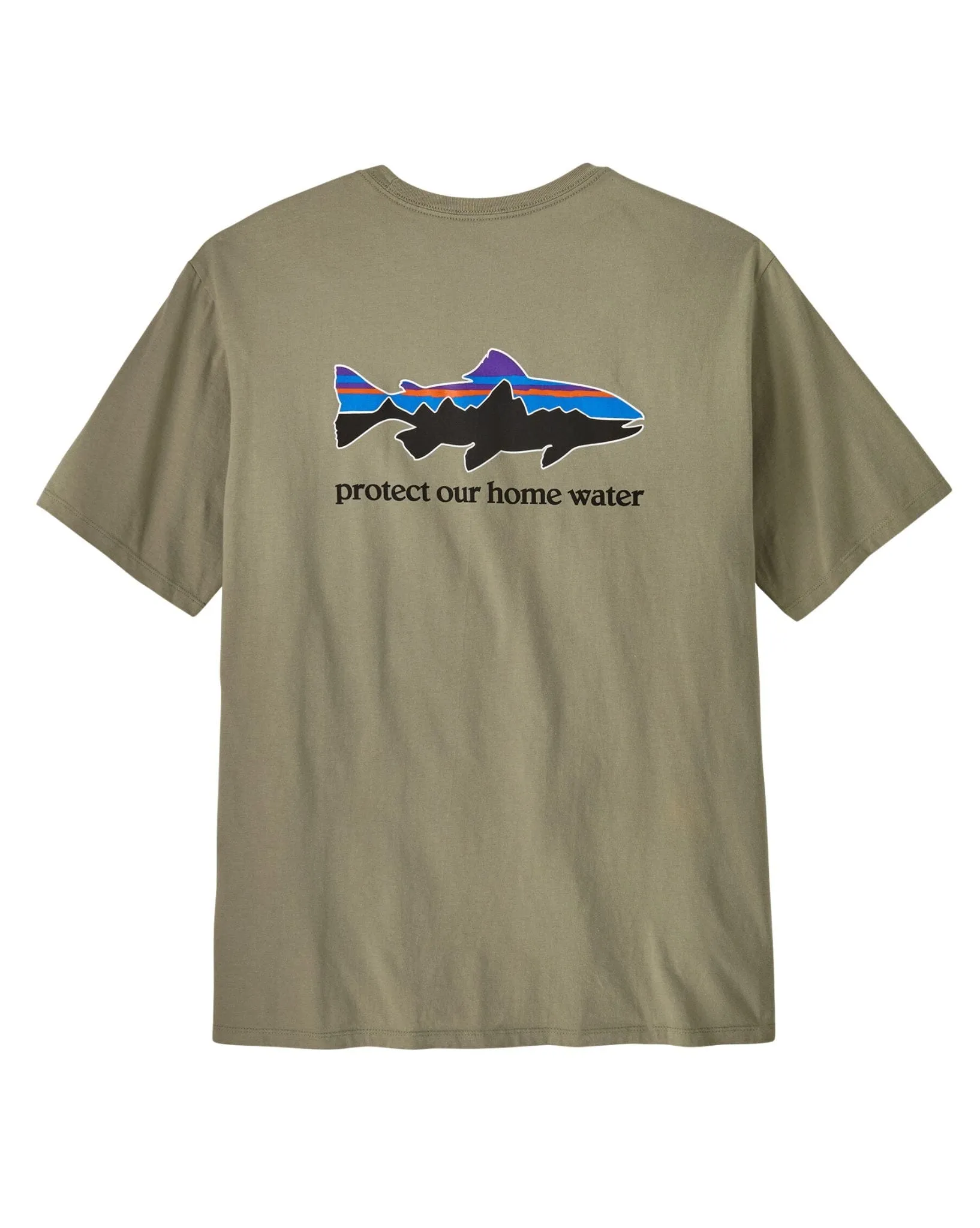 Men's Home Water Trout Organic T-Shirt