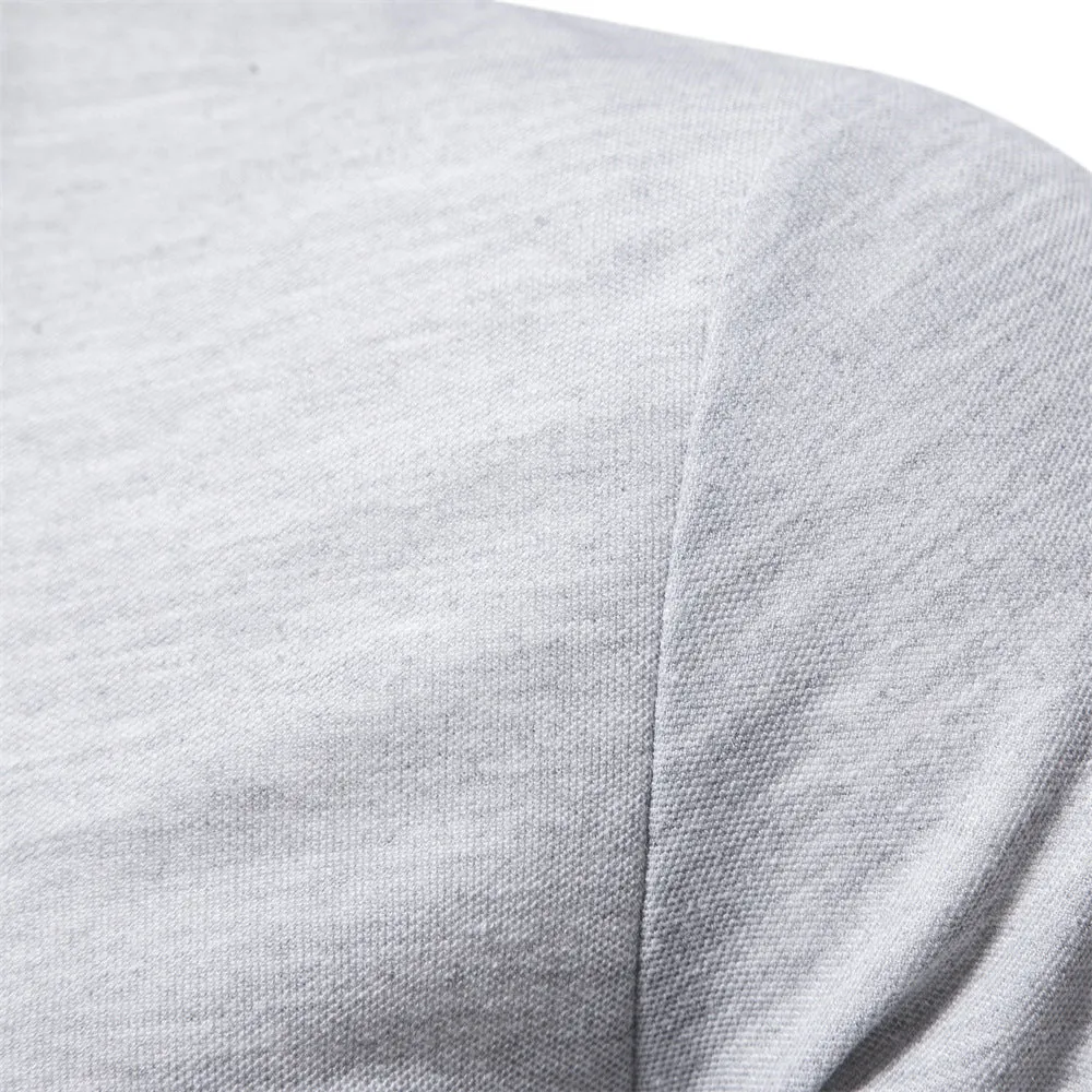 Men's Polo Shirt with Deer Embroidery