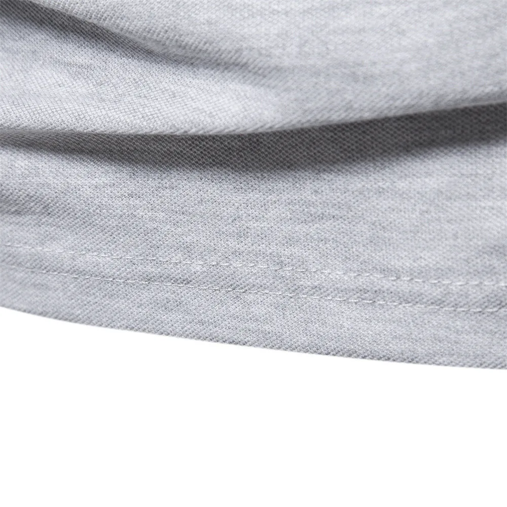 Men's Polo Shirt with Deer Embroidery