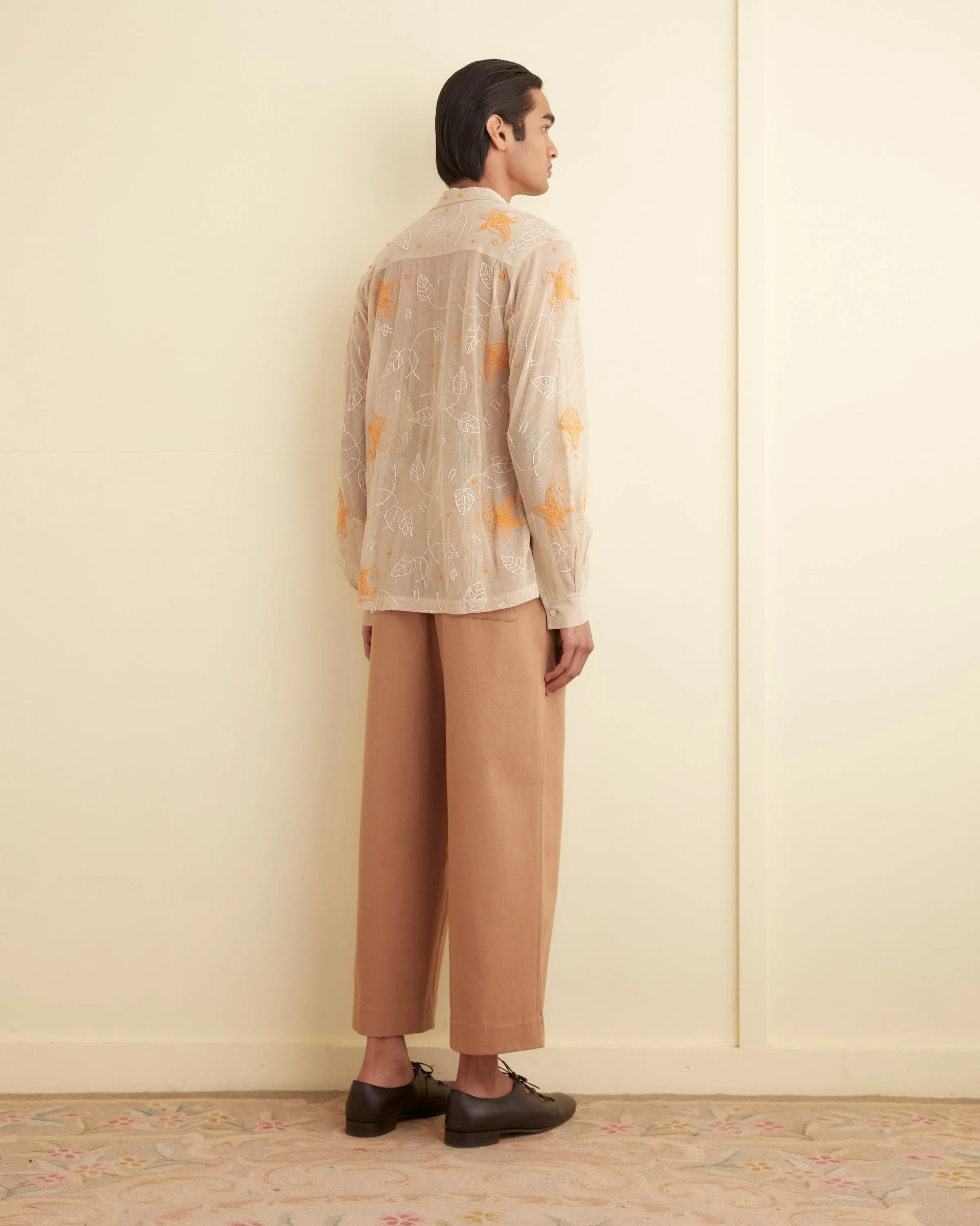 Mesh Lilium Long Sleeve Shirt