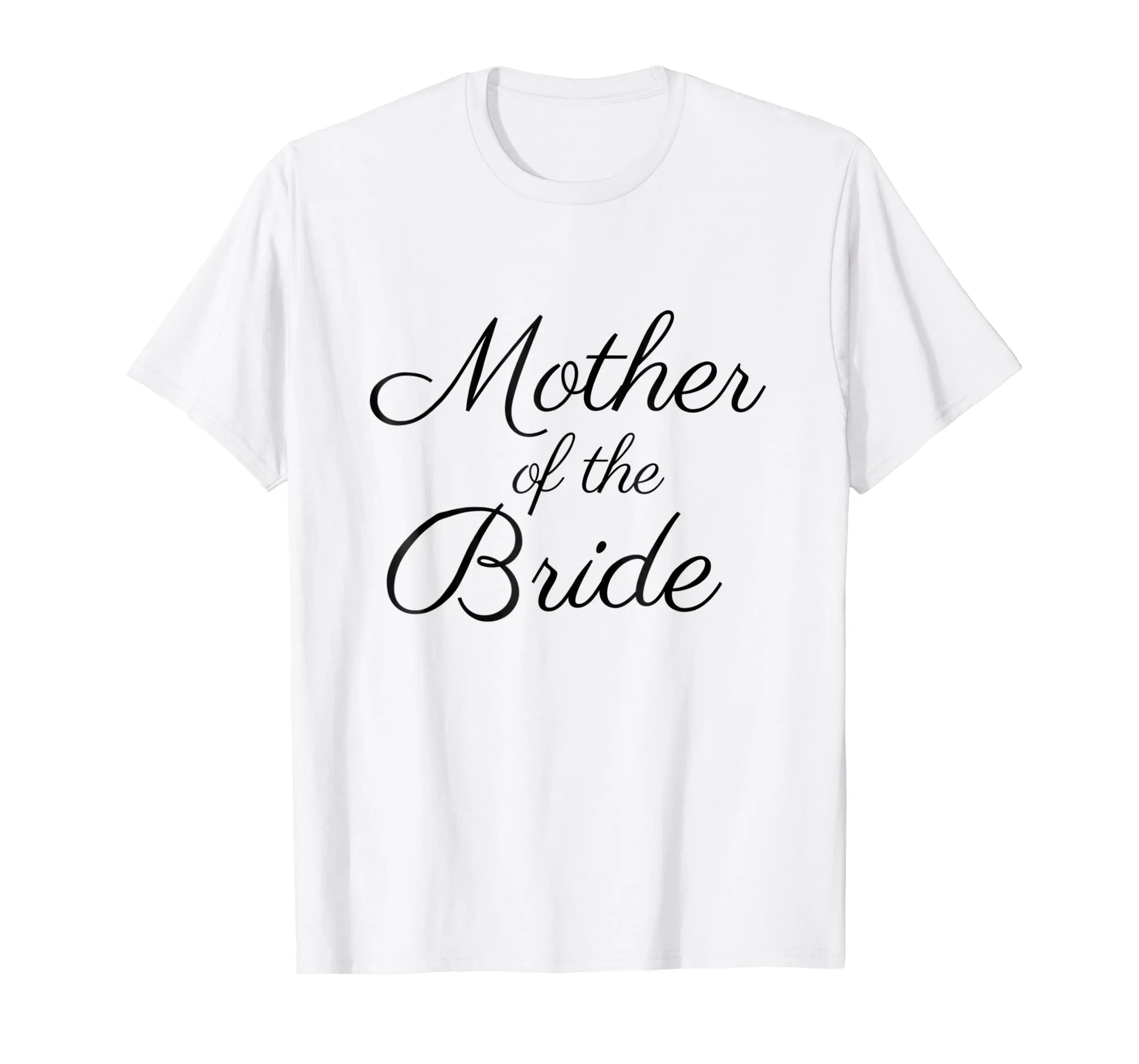 Mother of the Bride T-Shirt, Black Script, Wedding
