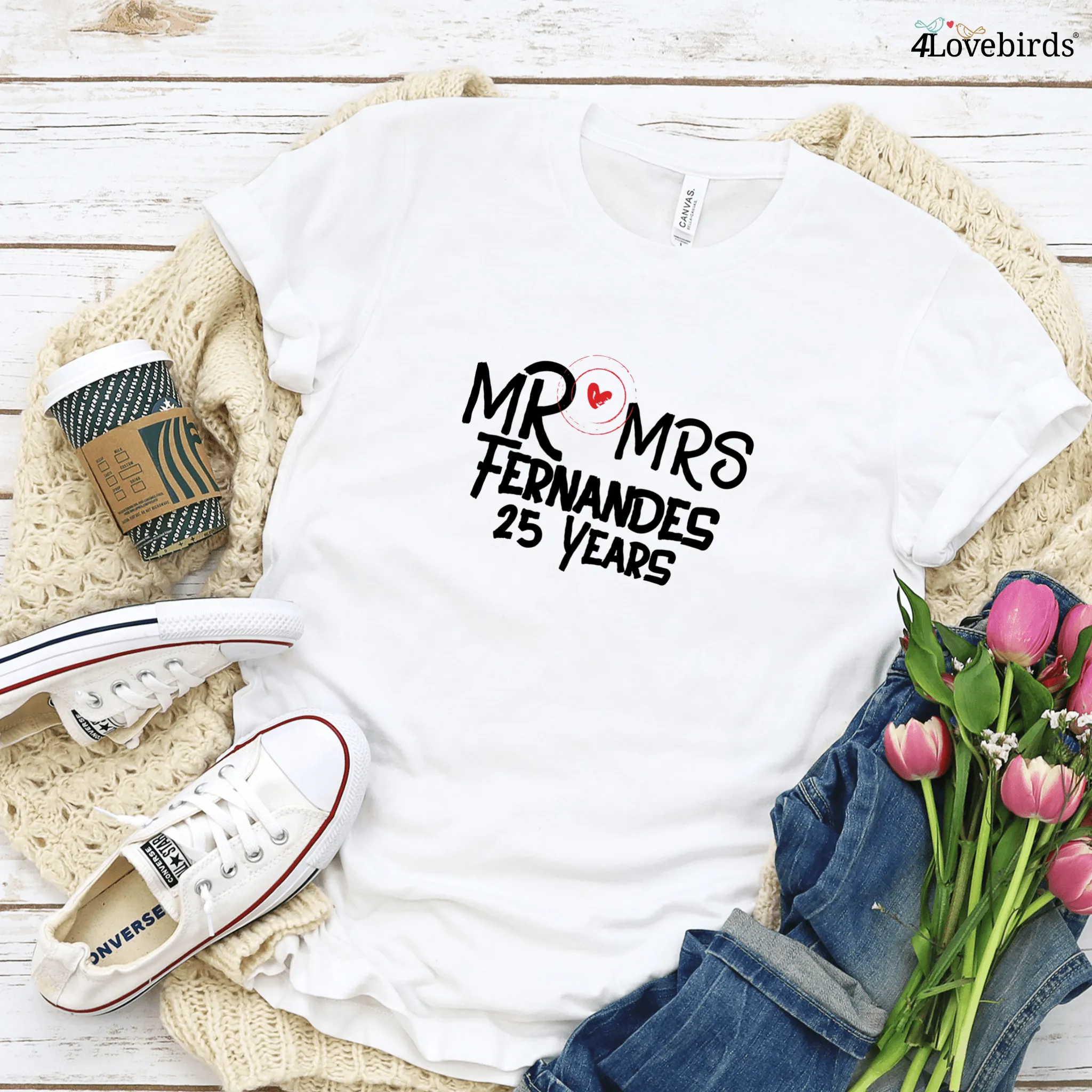 Mr. & Mrs. Custom Matching Set - Celebrate Your Anniversary with Personalized Outfits!