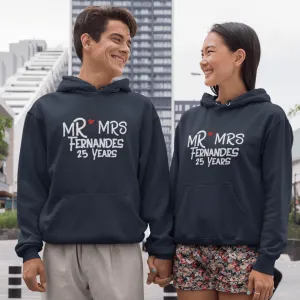 Mr. & Mrs. Custom Matching Set - Celebrate Your Anniversary with Personalized Outfits!