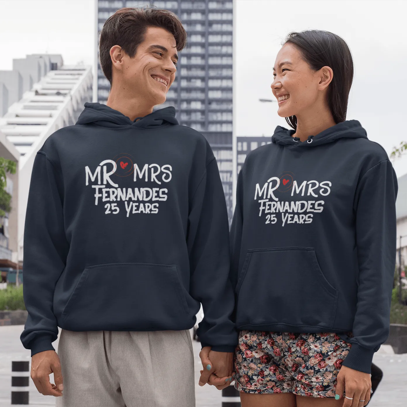 Mr. & Mrs. Custom Matching Set - Celebrate Your Anniversary with Personalized Outfits!