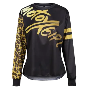 MX Shirt Leopard Gold