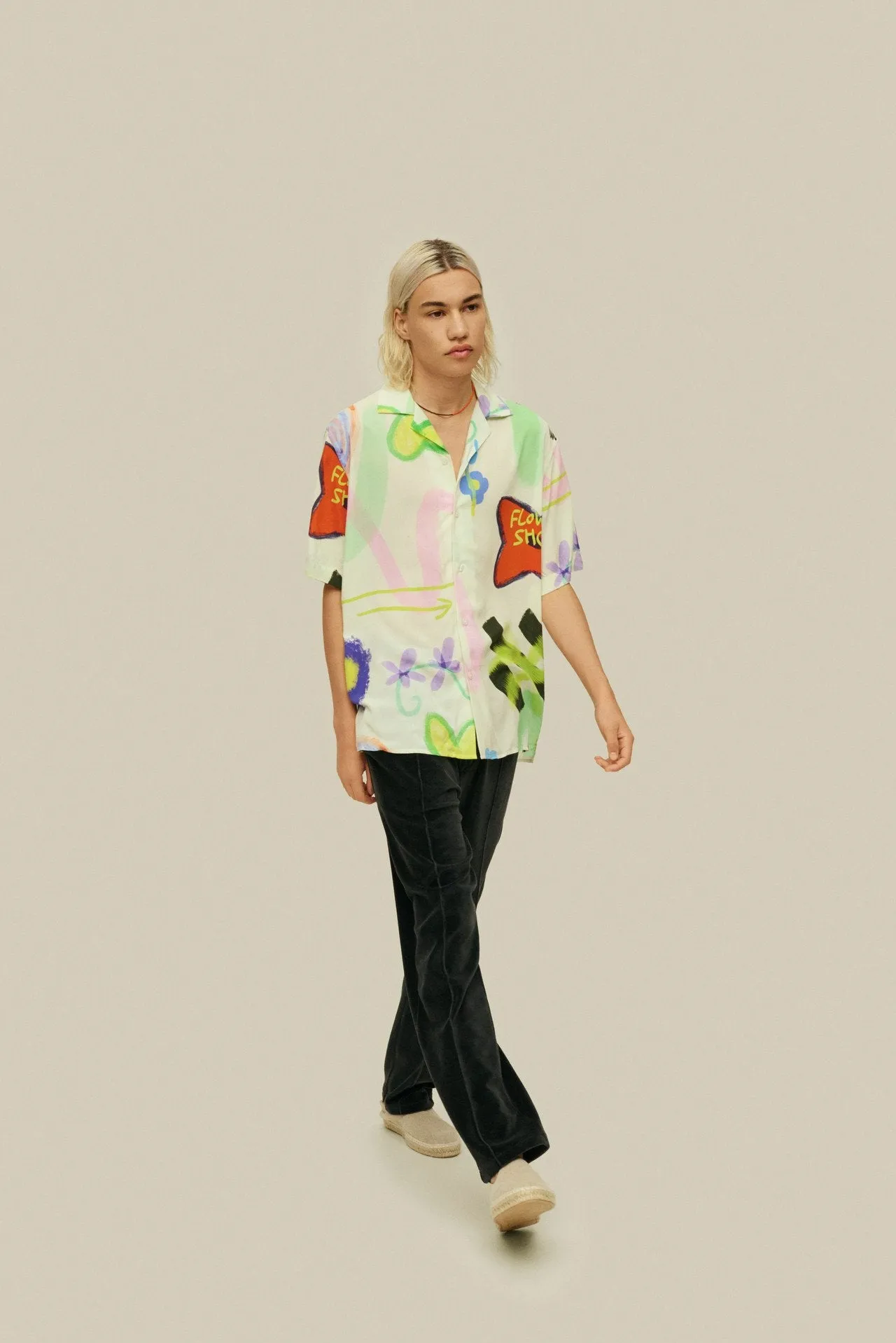 OAS Flower Shop Viscose Shirt