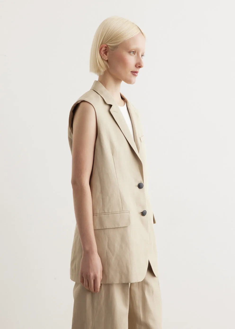 Odessa Linen Vest